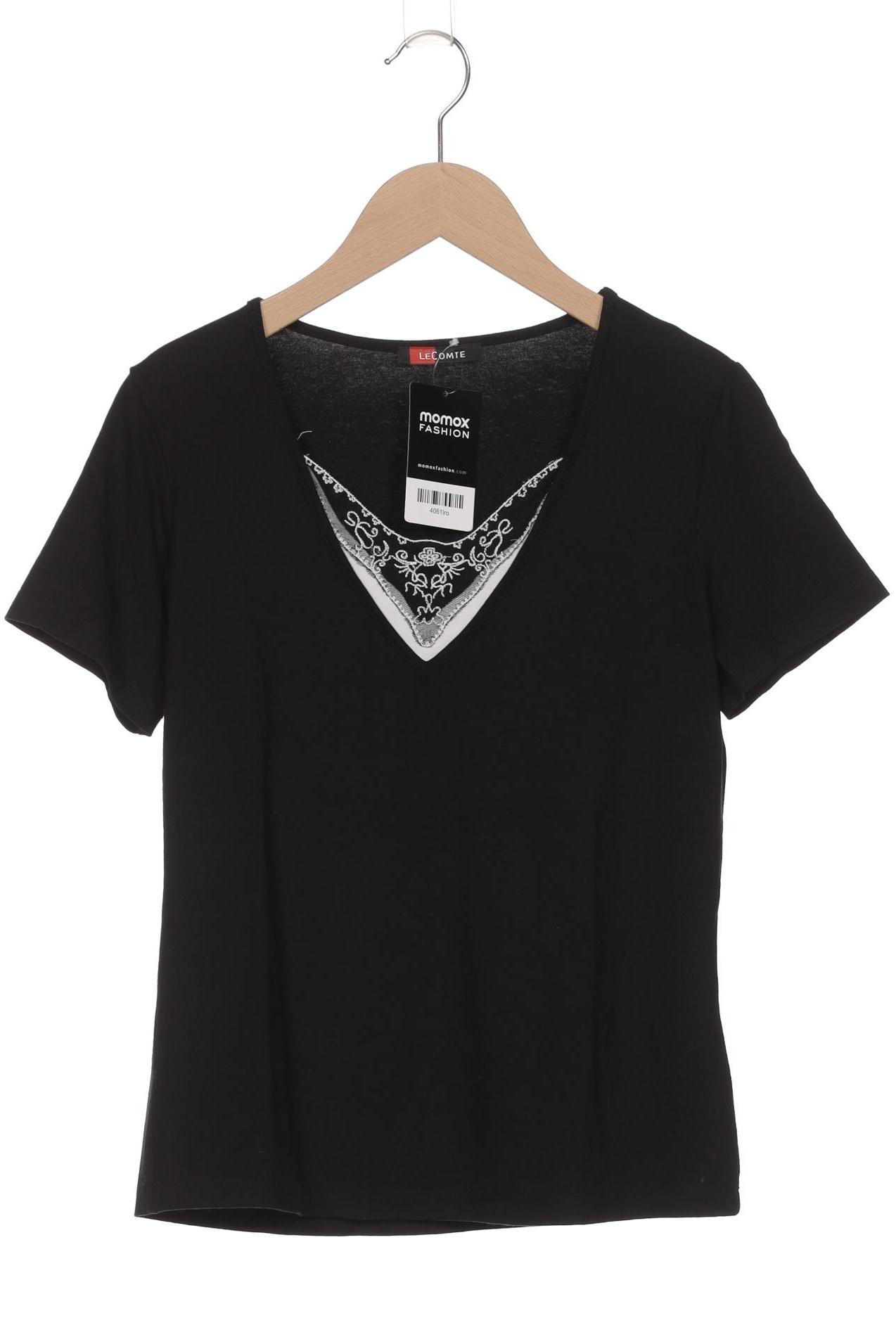 

Lecomte Damen T-Shirt, schwarz, Gr. 38
