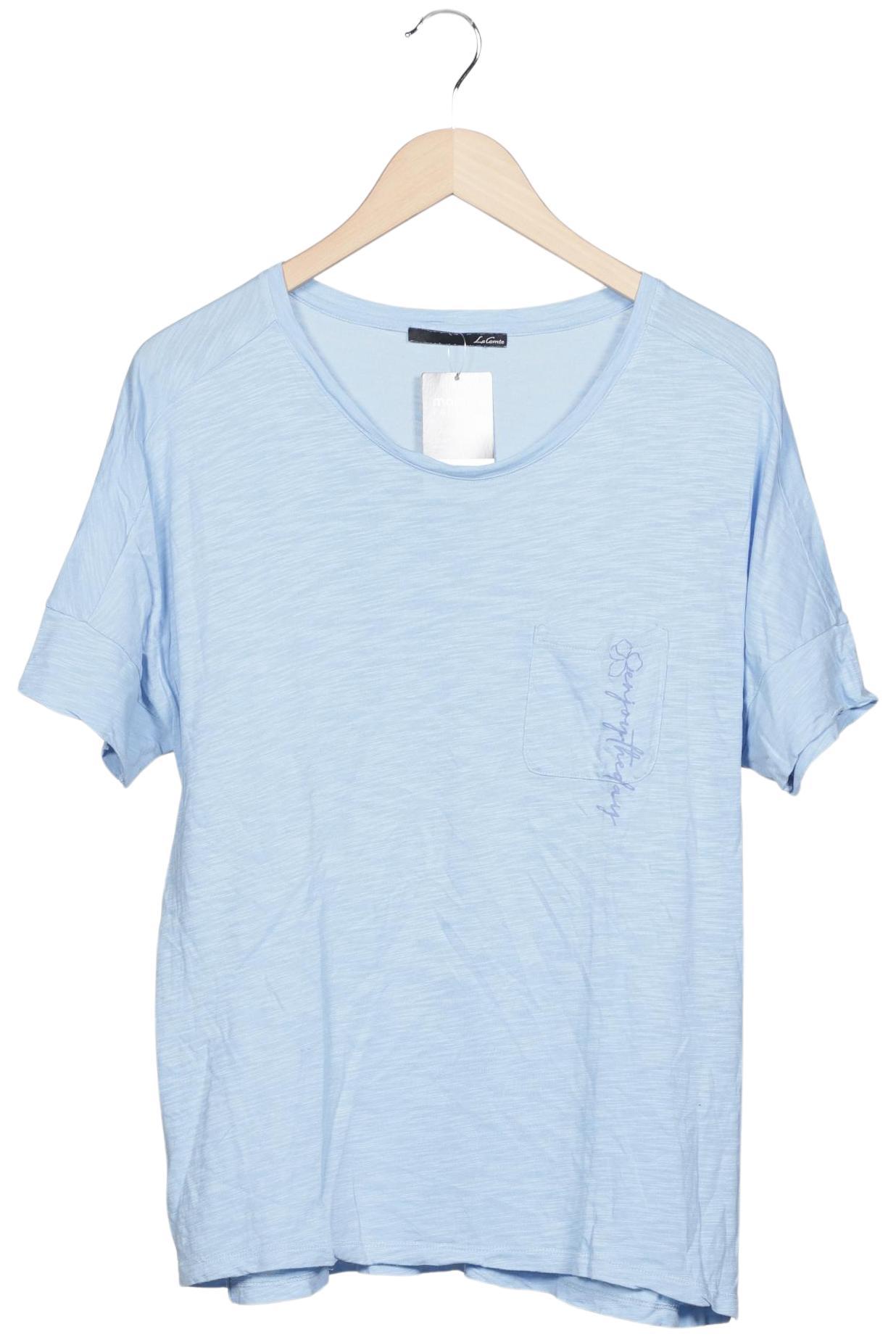 

Lecomte Damen T-Shirt, hellblau, Gr. 44