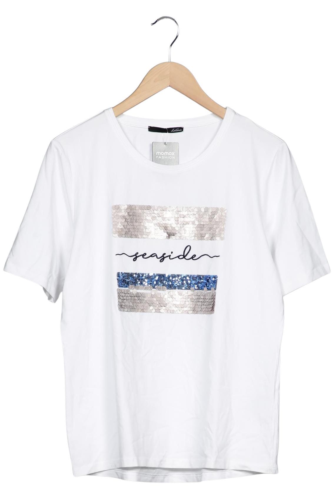 

Lecomte Damen T-Shirt, weiß, Gr. 44