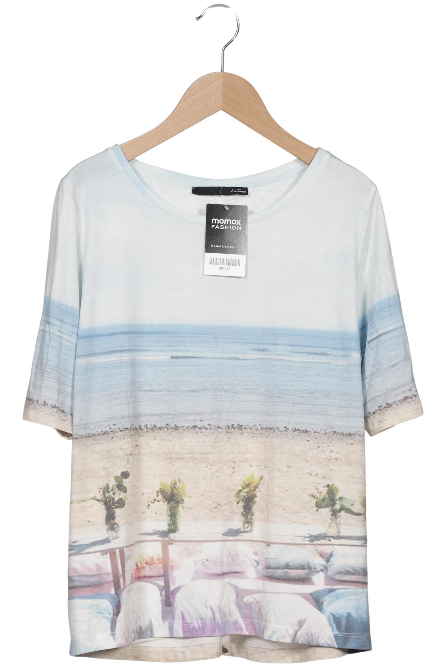 

Lecomte Damen T-Shirt, hellblau, Gr. 42