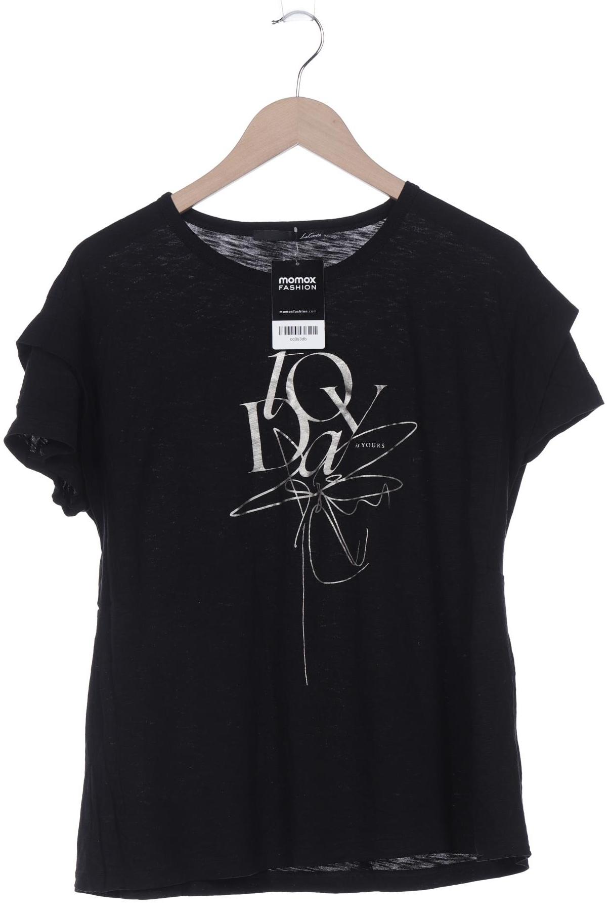 

Lecomte Damen T-Shirt, schwarz, Gr. 46