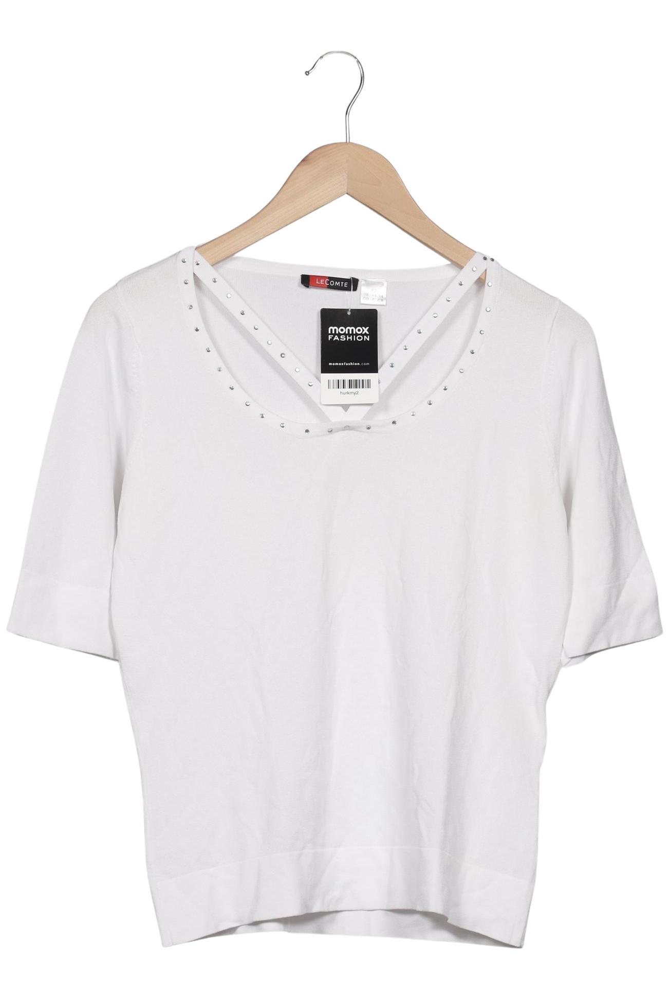 

Lecomte Damen T-Shirt, weiß, Gr. 42
