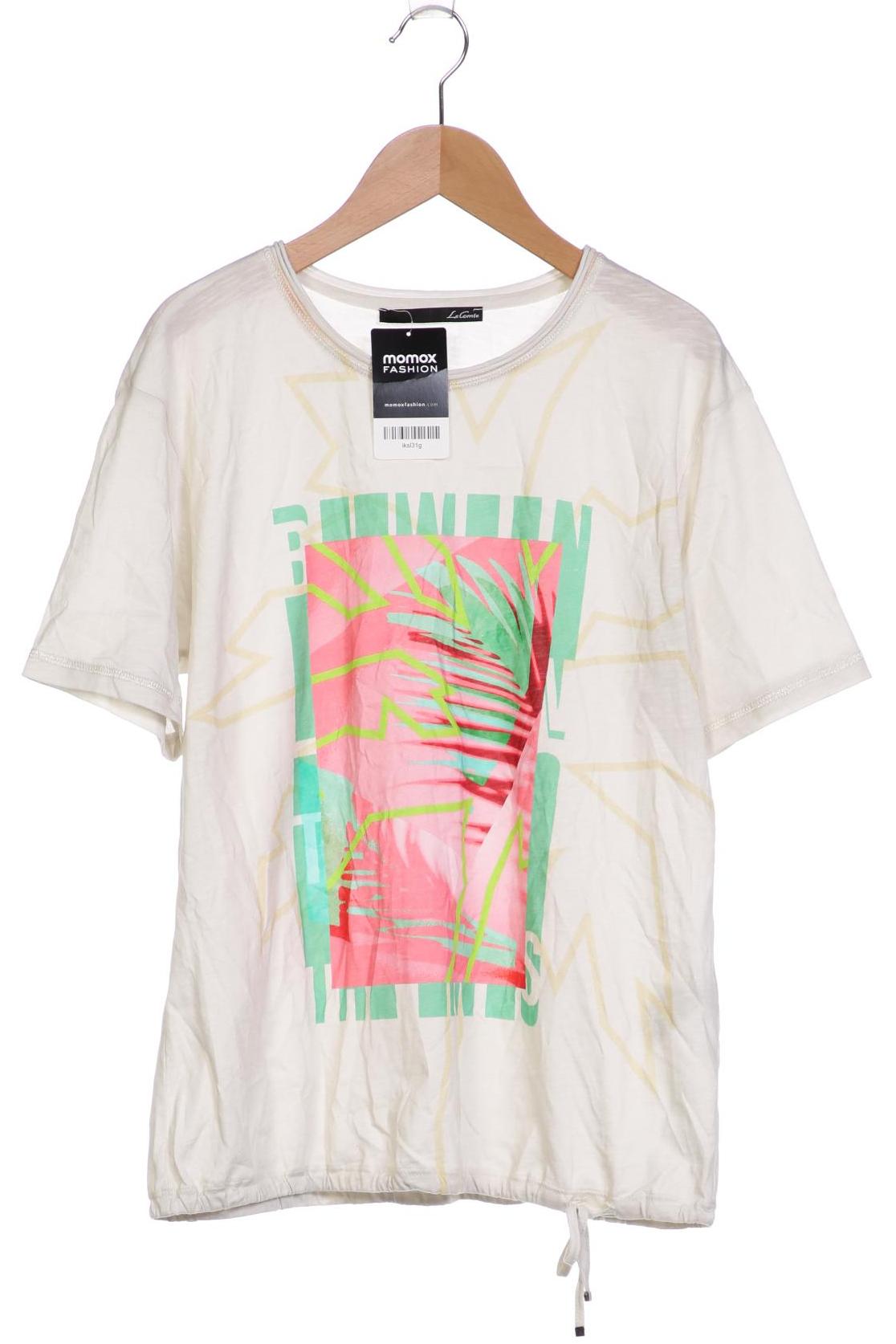 

Lecomte Damen T-Shirt, cremeweiß, Gr. 40
