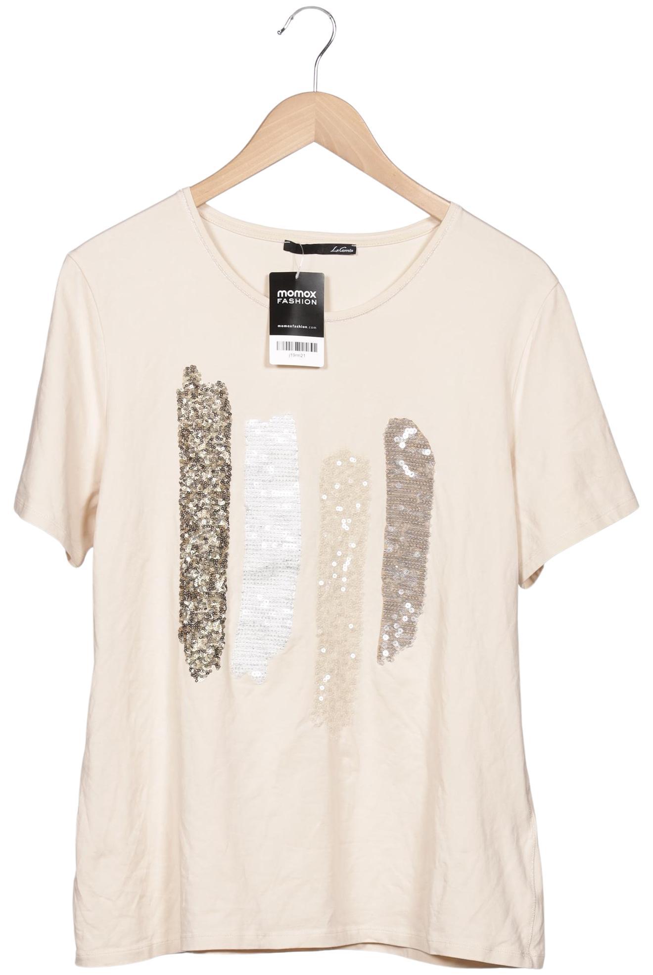 

Lecomte Damen T-Shirt, beige, Gr. 46
