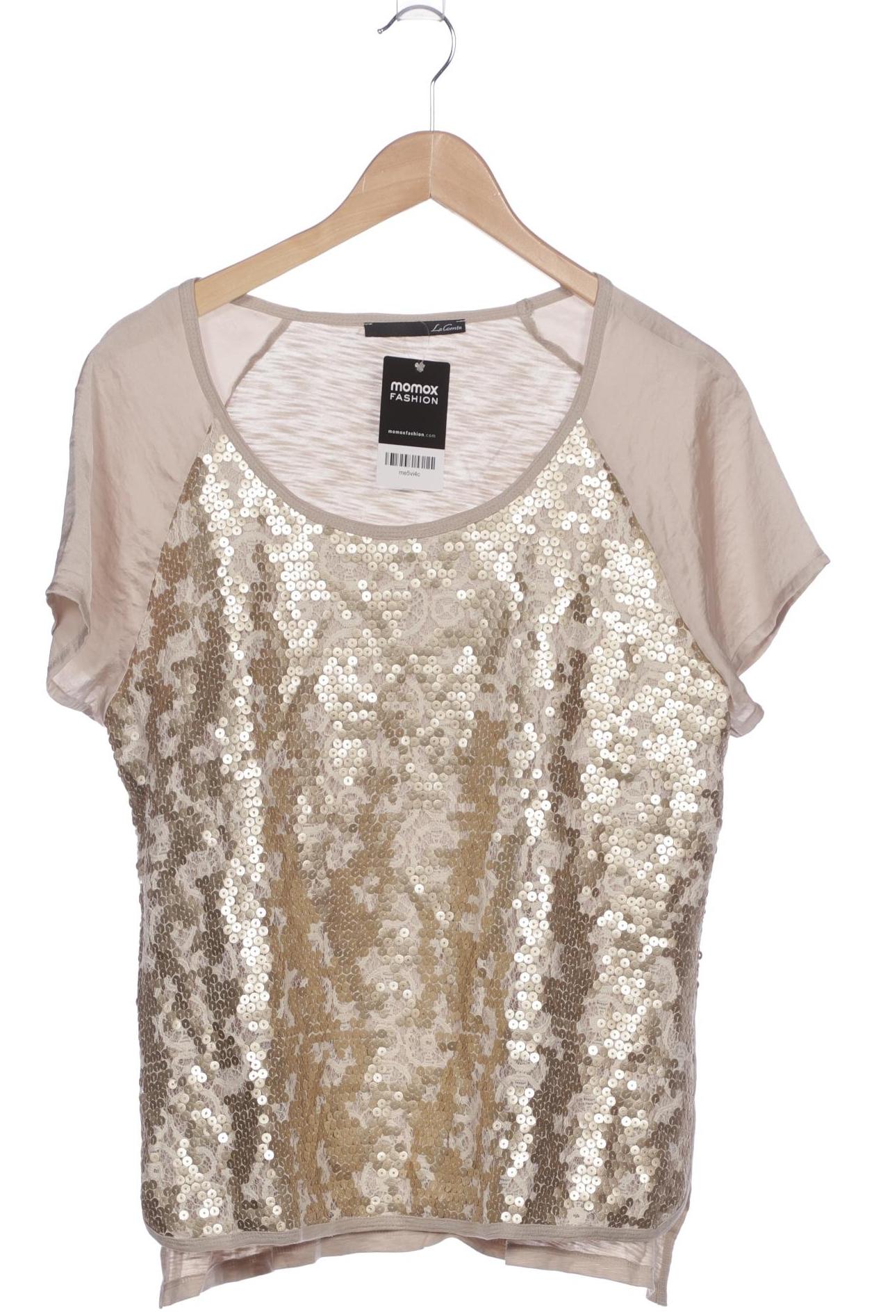 

Lecomte Damen T-Shirt, beige, Gr. 44
