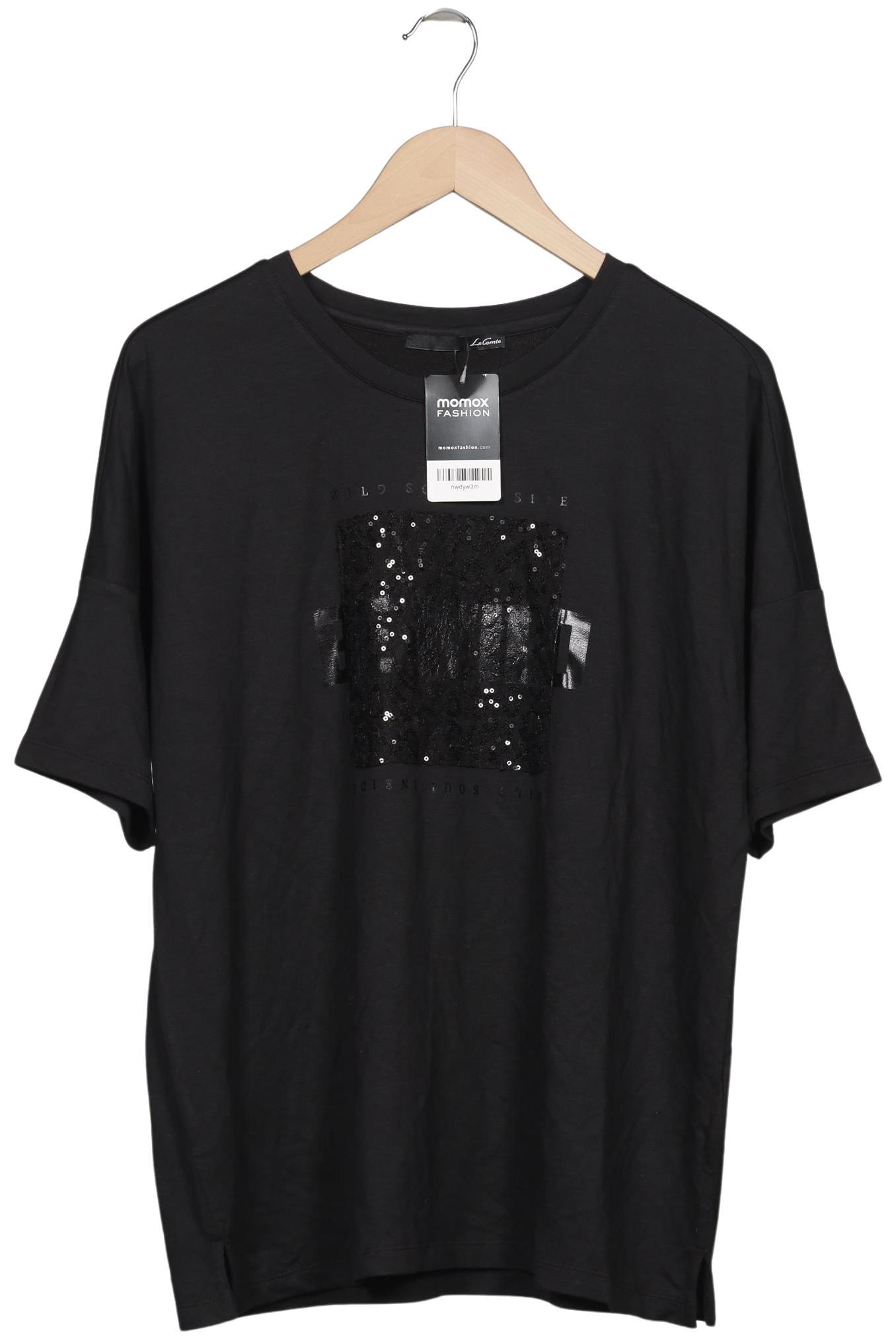 

Lecomte Damen T-Shirt, schwarz, Gr. 44