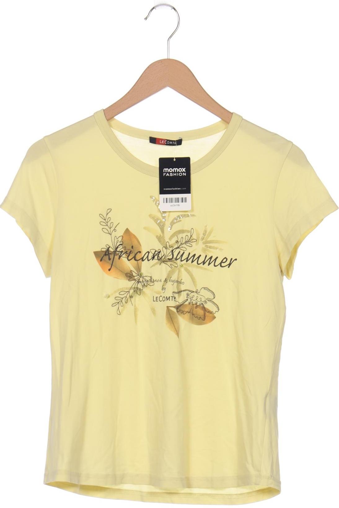 

Lecomte Damen T-Shirt, cremeweiß, Gr. 40