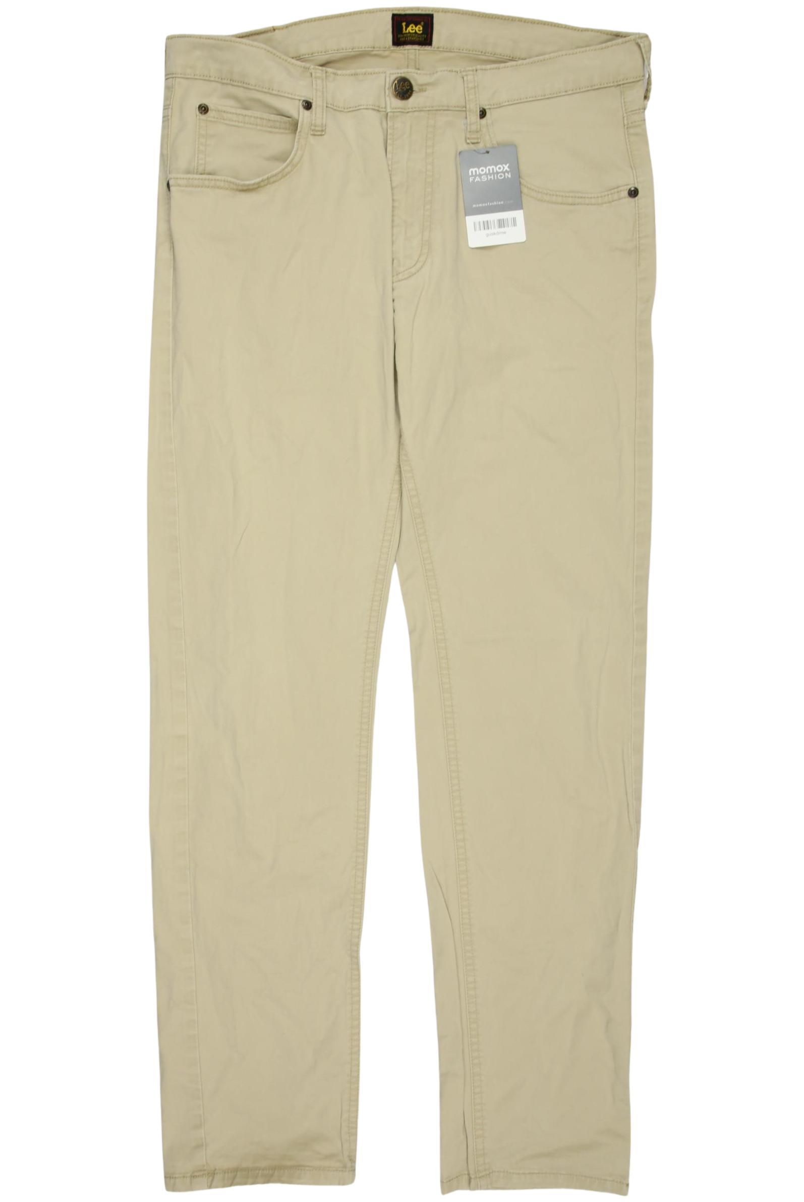 Thumbnail - Lee Herren Stoffhose, beige, Gr. 32