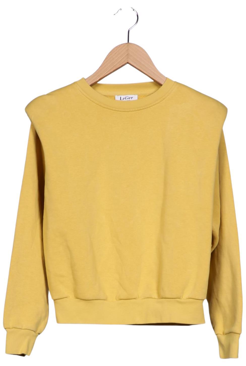 

LeGer by Lena Gercke Damen Sweatshirt, gelb, Gr. 38