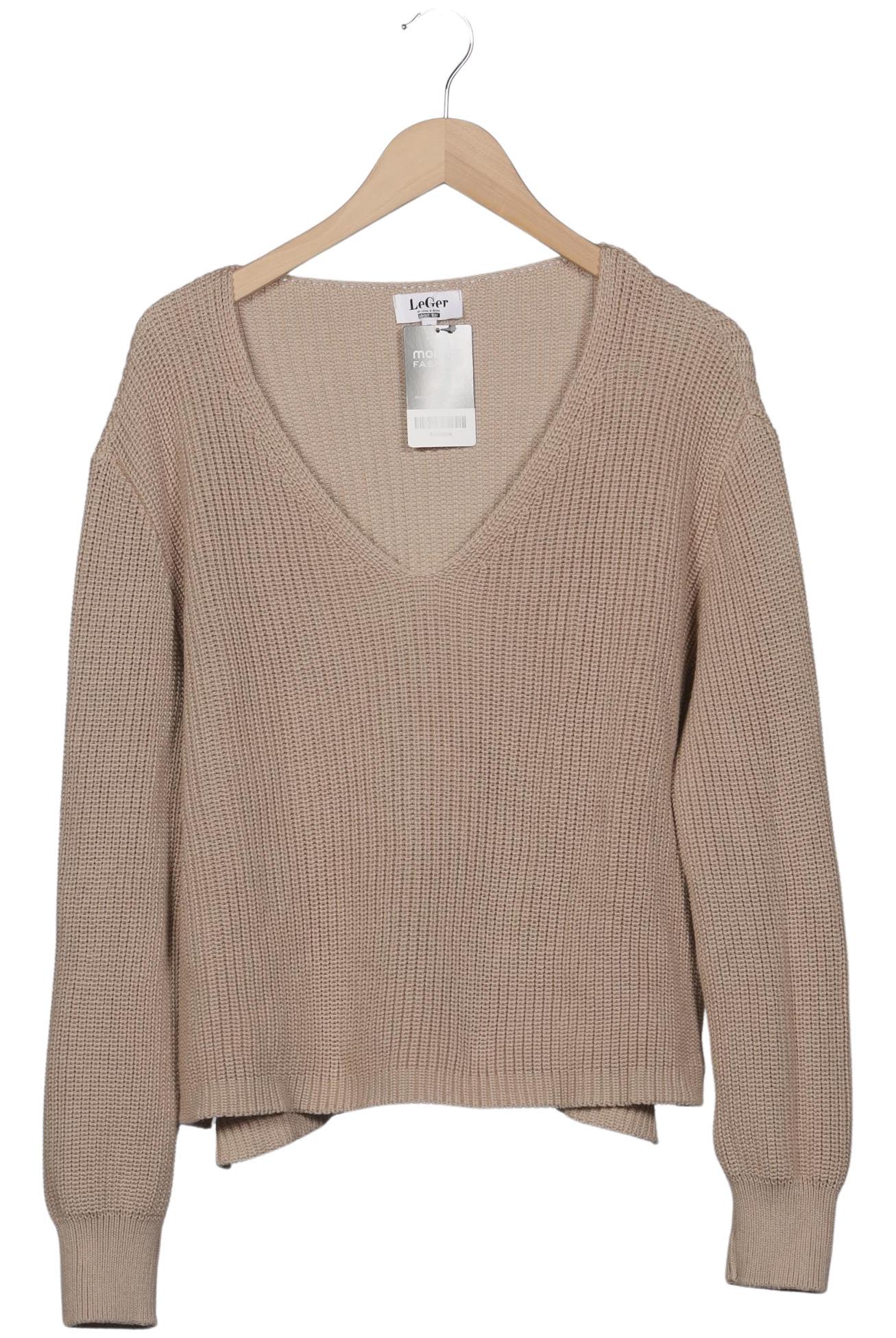 

LeGer by Lena Gercke Damen Pullover, beige, Gr. 40