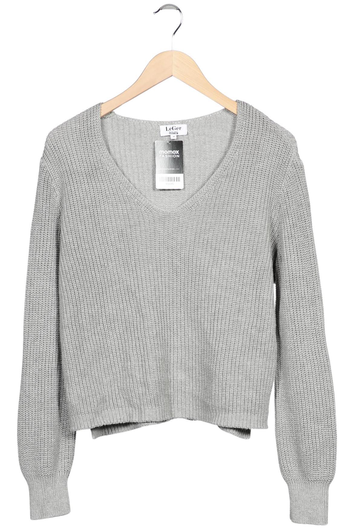

LeGer by Lena Gercke Damen Pullover, grau, Gr. 34