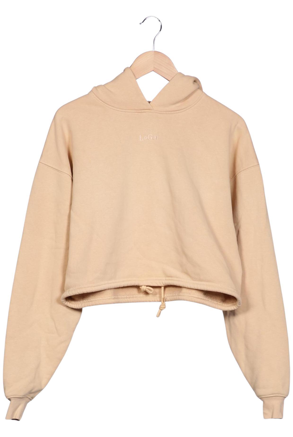 

LeGer by Lena Gercke Damen Kapuzenpullover, beige, Gr. 34