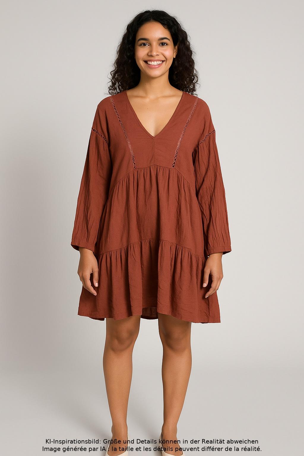 

LeGer by Lena Gercke Damen Kleid, braun, Gr. 36