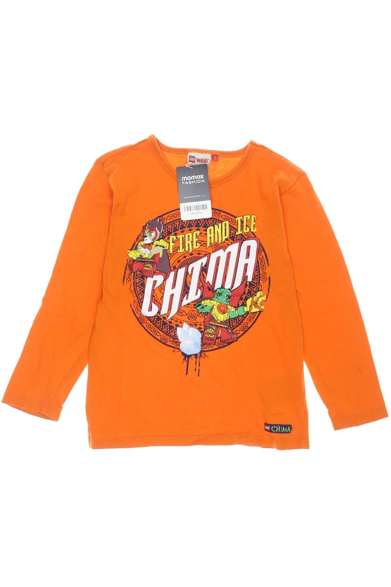 

Lego Wear Jungen Langarmshirt, orange, Gr. 128