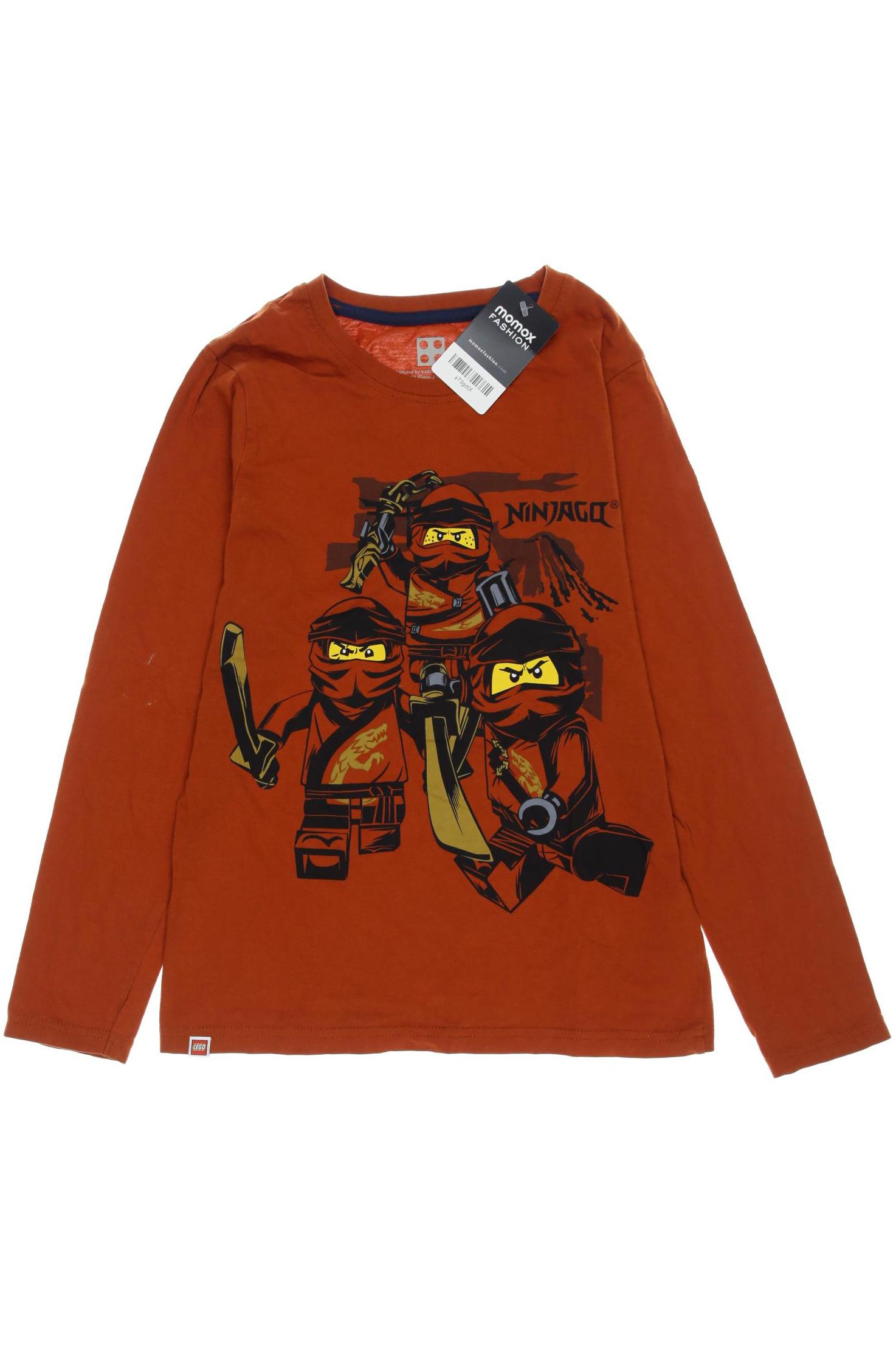 

Lego Wear Herren Langarmshirt, orange, Gr. 146