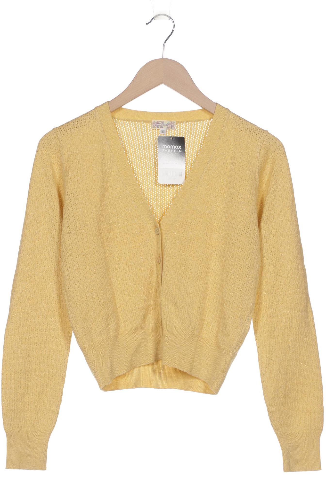 

Lena Hoschek Damen Strickjacke, gelb, Gr. 36
