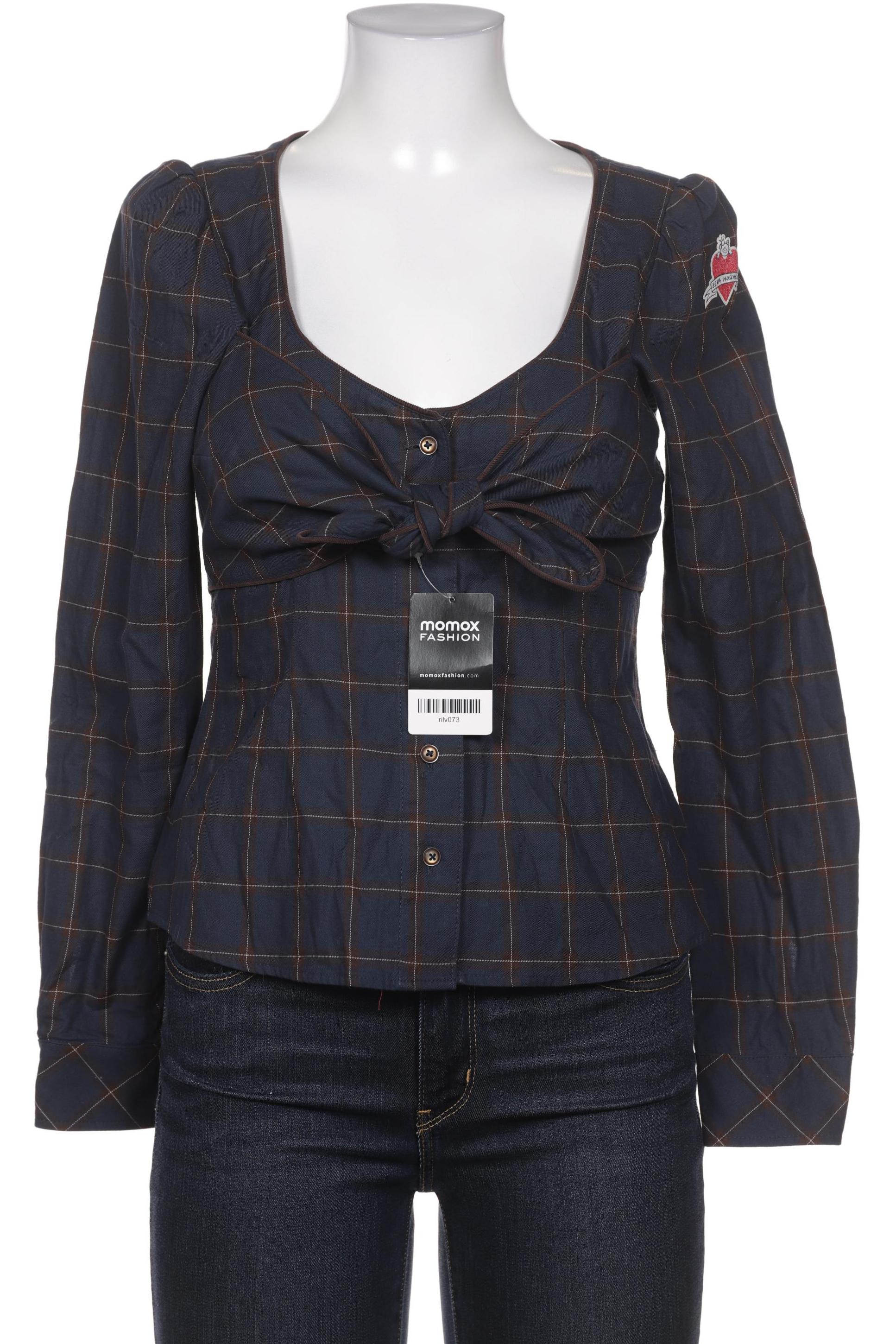 

Lena Hoschek Damen Bluse, marineblau, Gr. 38