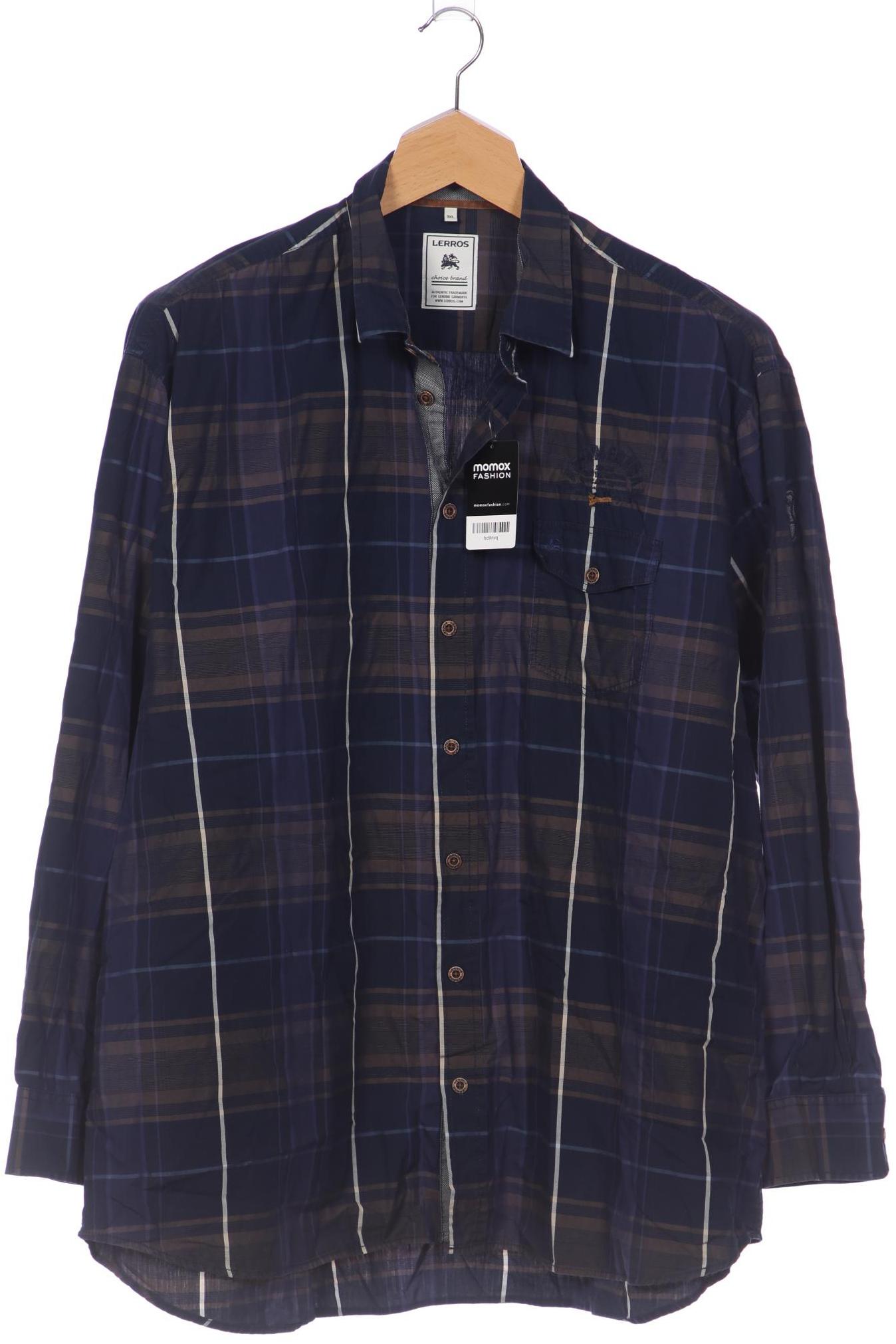 

Lerros Herren Hemd, marineblau, Gr. 58