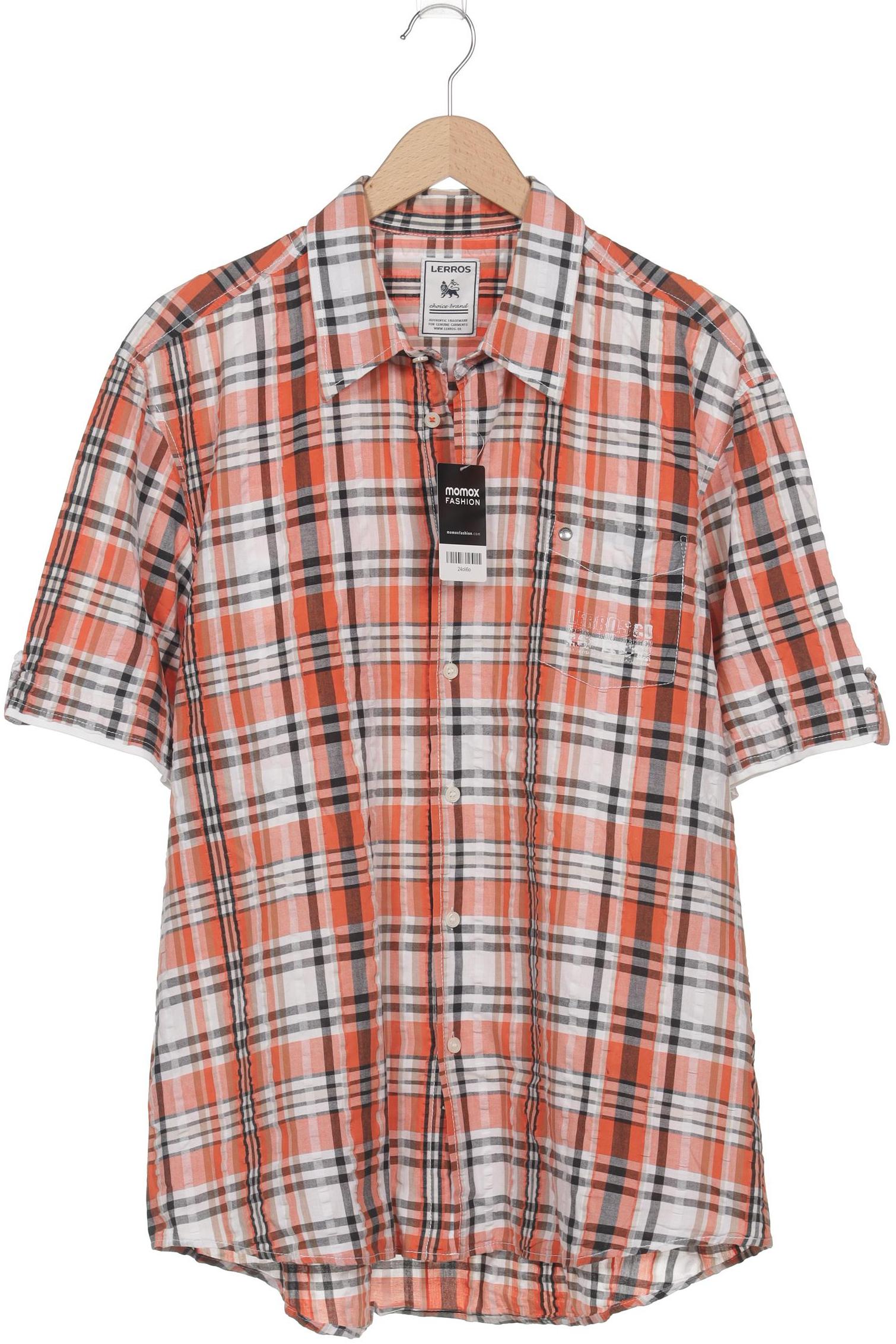 

Lerros Herren Hemd, orange, Gr. 56