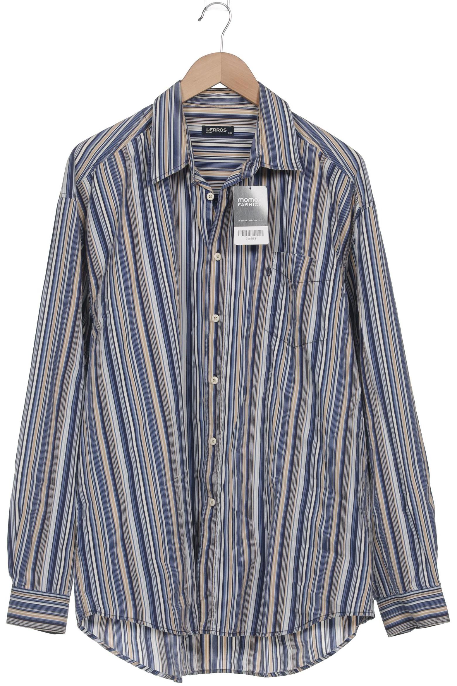 

Lerros Herren Hemd, blau, Gr. 56