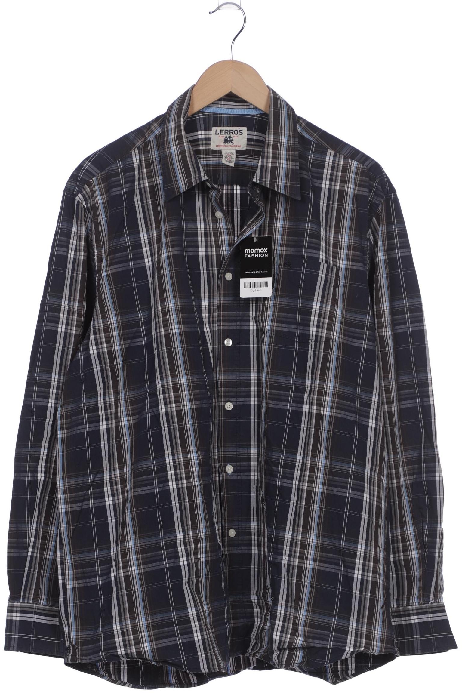 

Lerros Herren Hemd, marineblau, Gr. 56