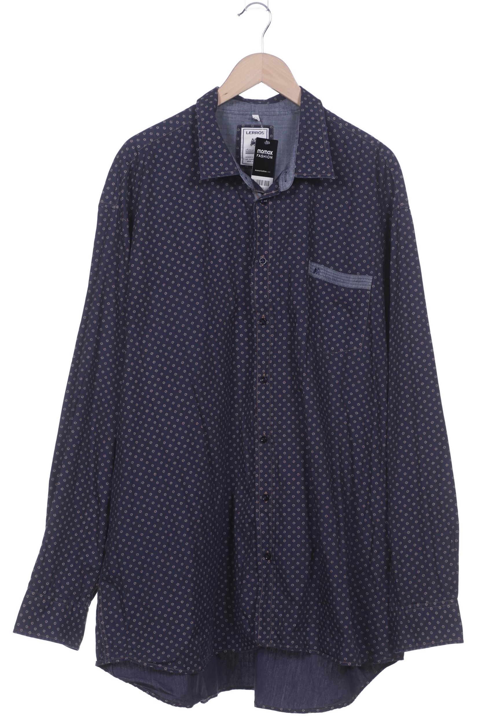 

Lerros Herren Hemd, marineblau, Gr. 62