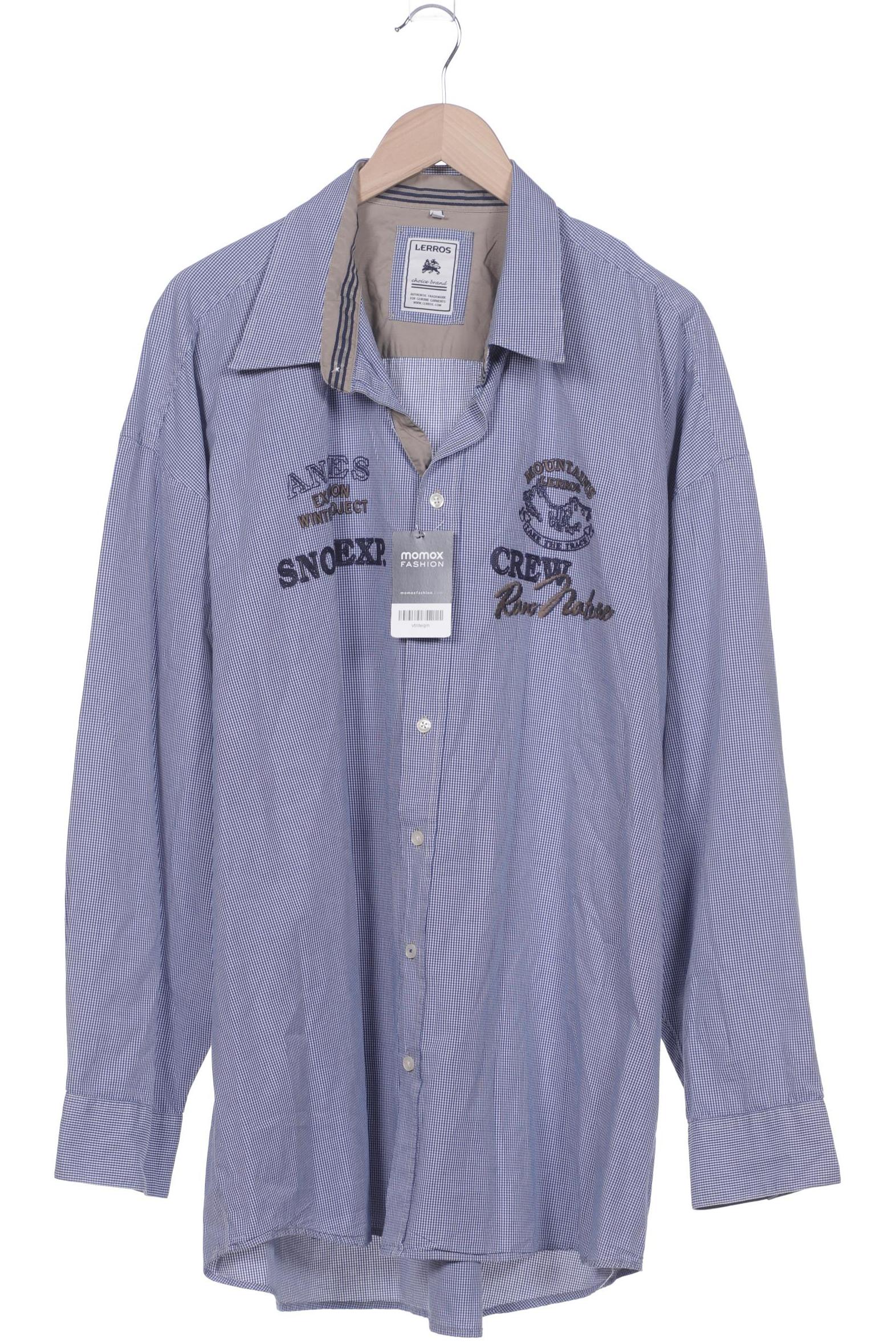 

Lerros Herren Hemd, blau, Gr. 60