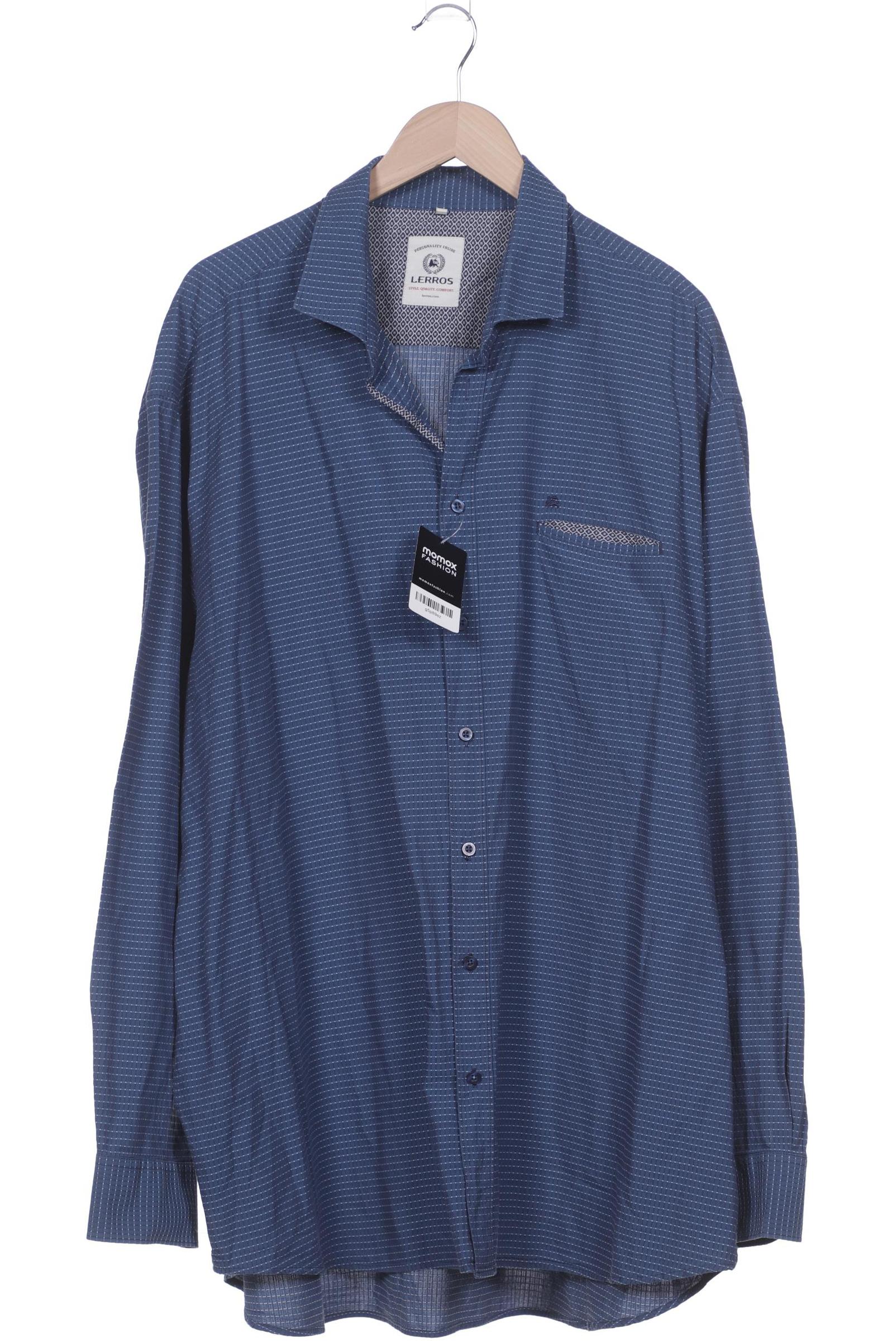

Lerros Herren Hemd, blau, Gr. 60