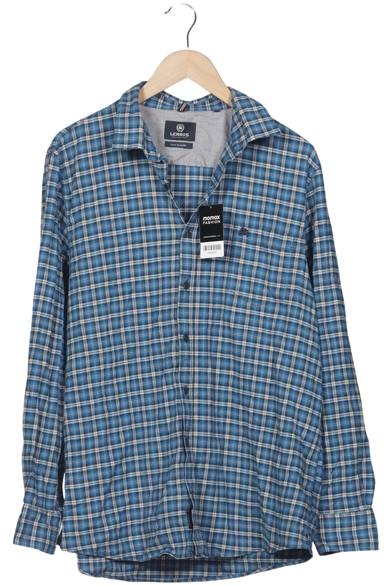 

Lerros Herren Hemd, blau, Gr. 56