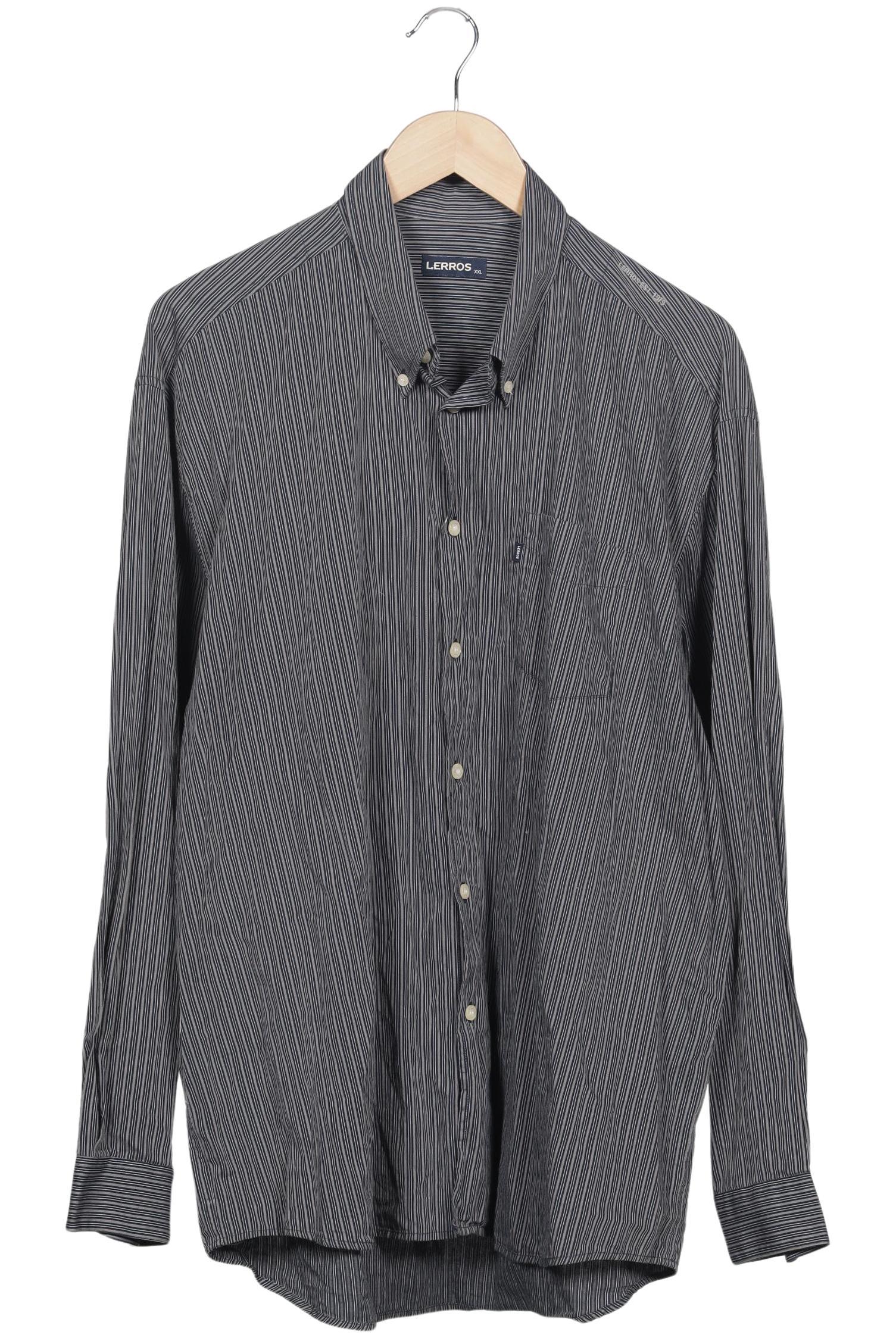 

Lerros Herren Hemd, grau, Gr. 56