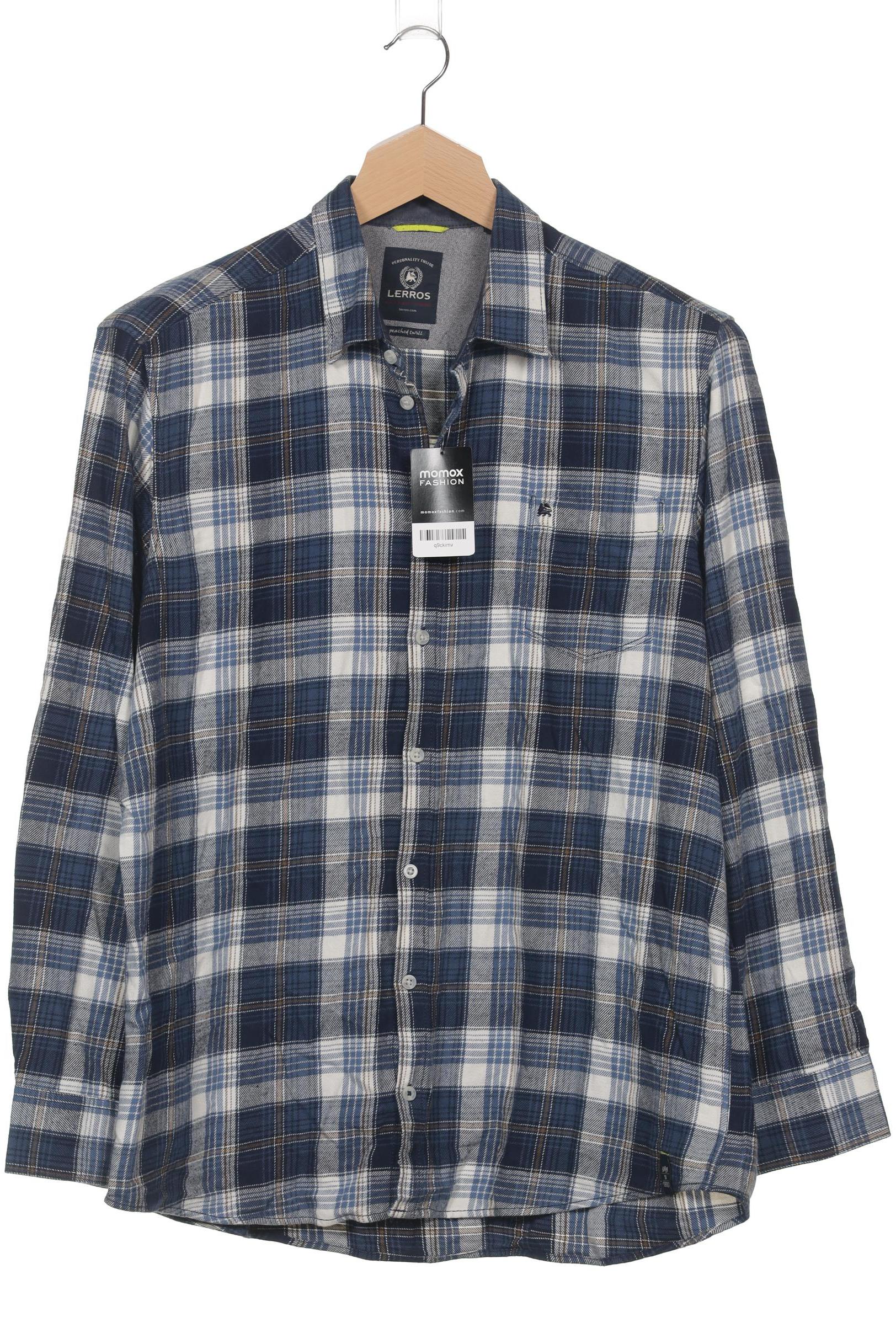 

Lerros Herren Hemd, blau, Gr. 56