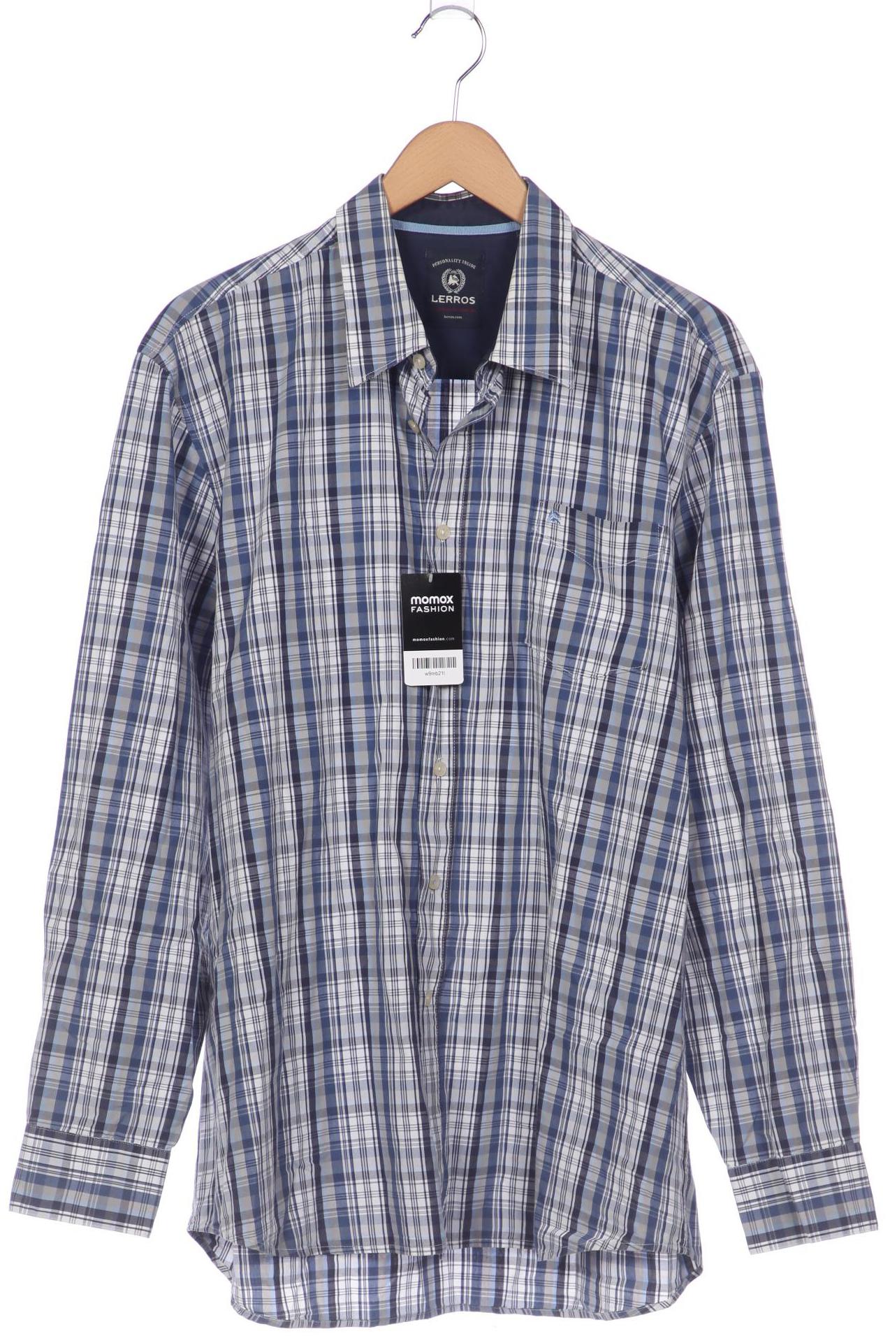 

Lerros Herren Hemd, blau, Gr. 56