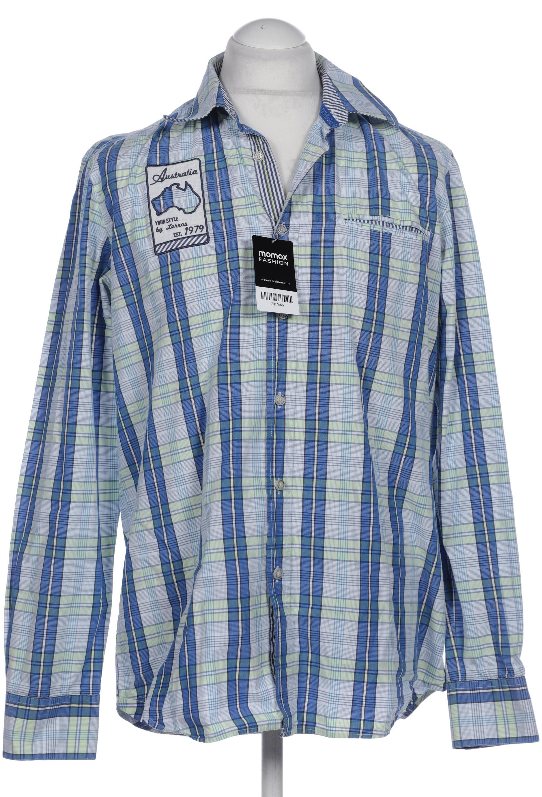 

Lerros Herren Hemd, blau, Gr. 52