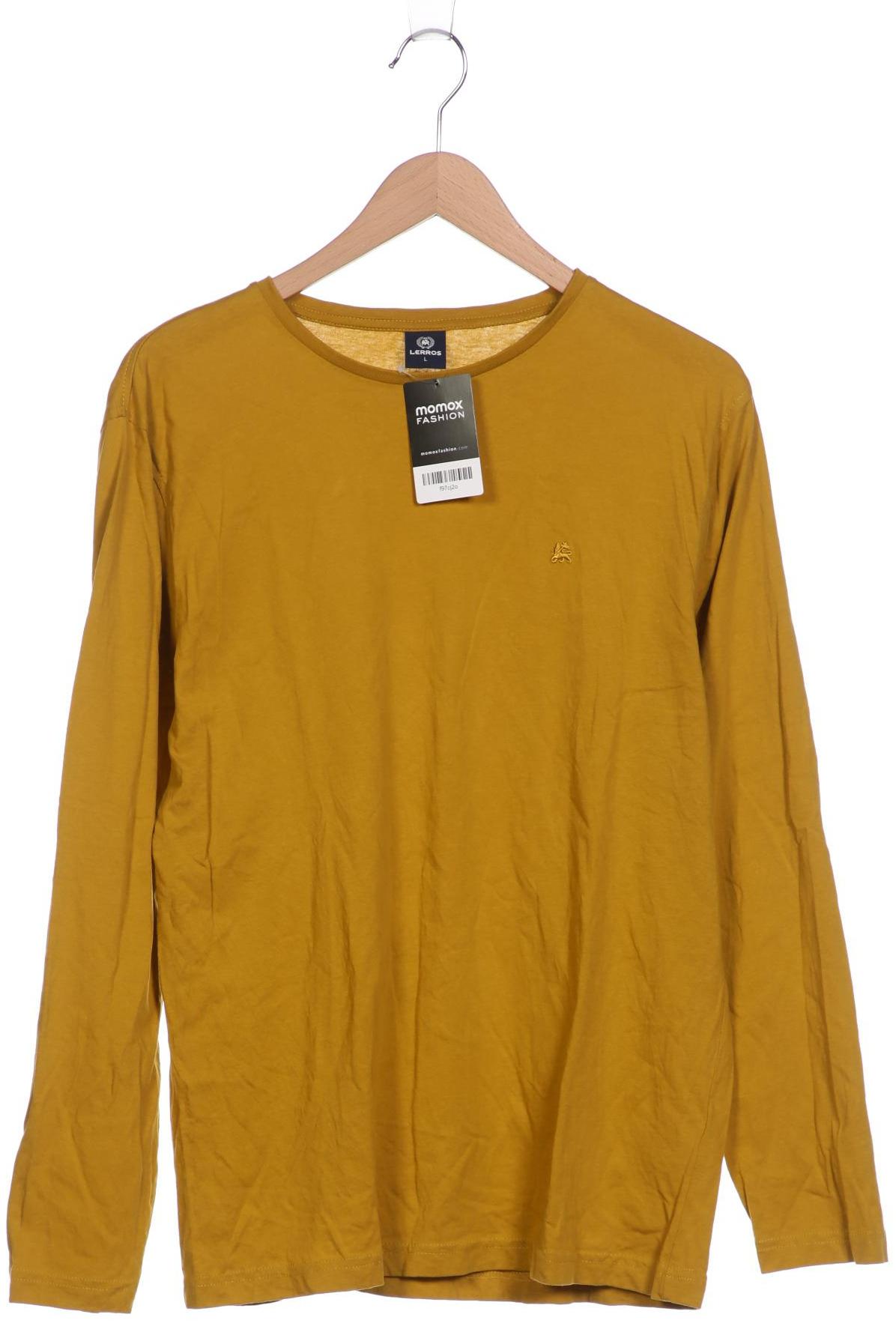 

Lerros Herren Langarmshirt, gelb, Gr. 52