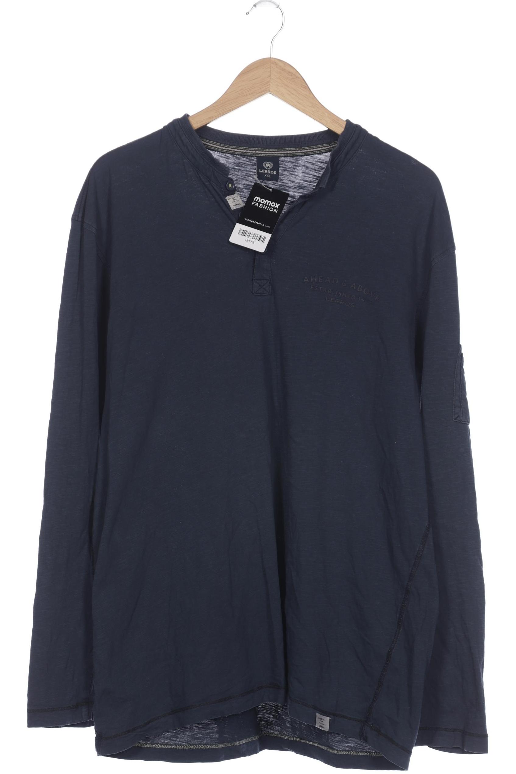 

Lerros Herren Langarmshirt, marineblau, Gr. 56