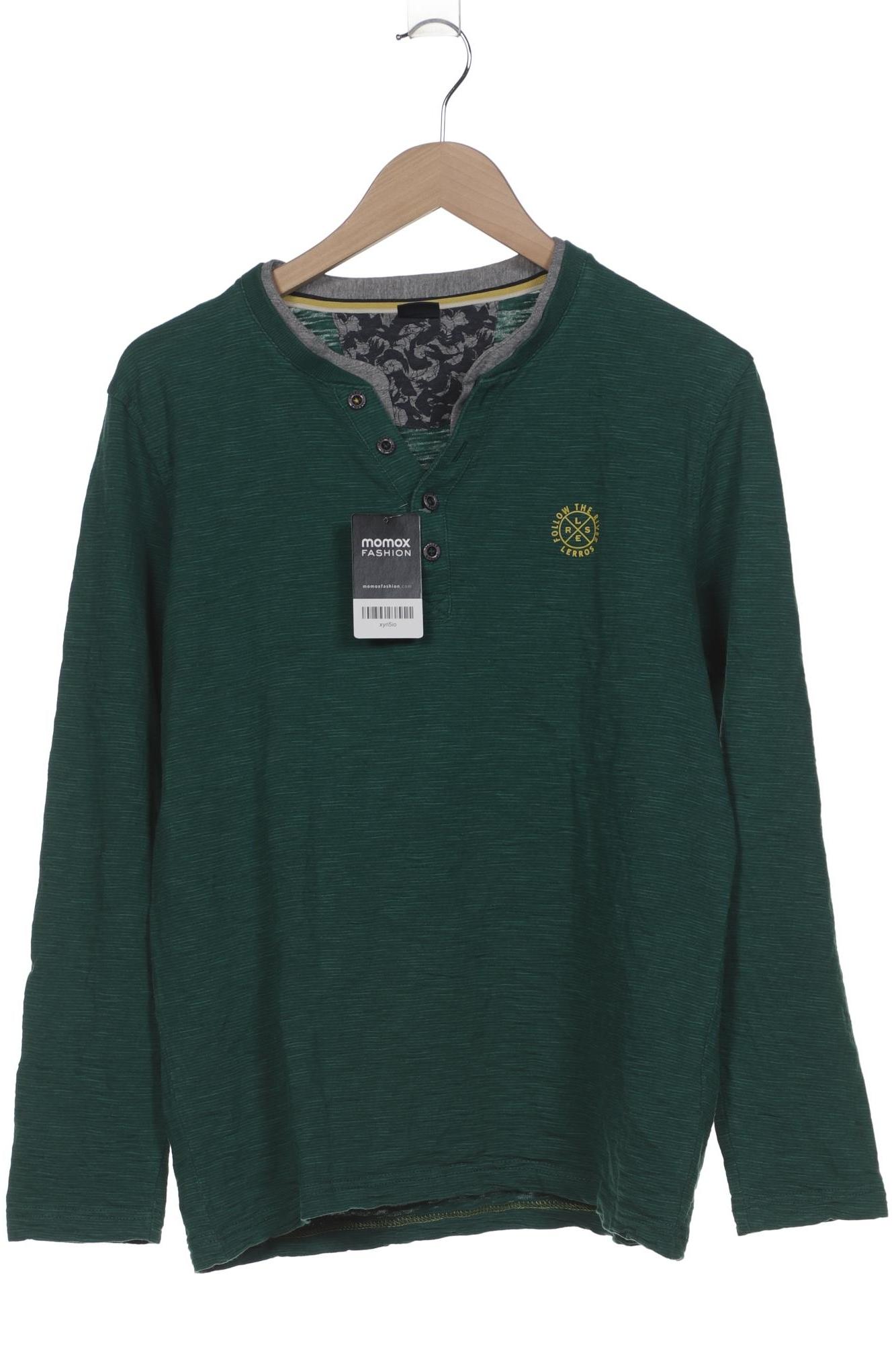 

Lerros Herren Langarmshirt, grün, Gr. 52