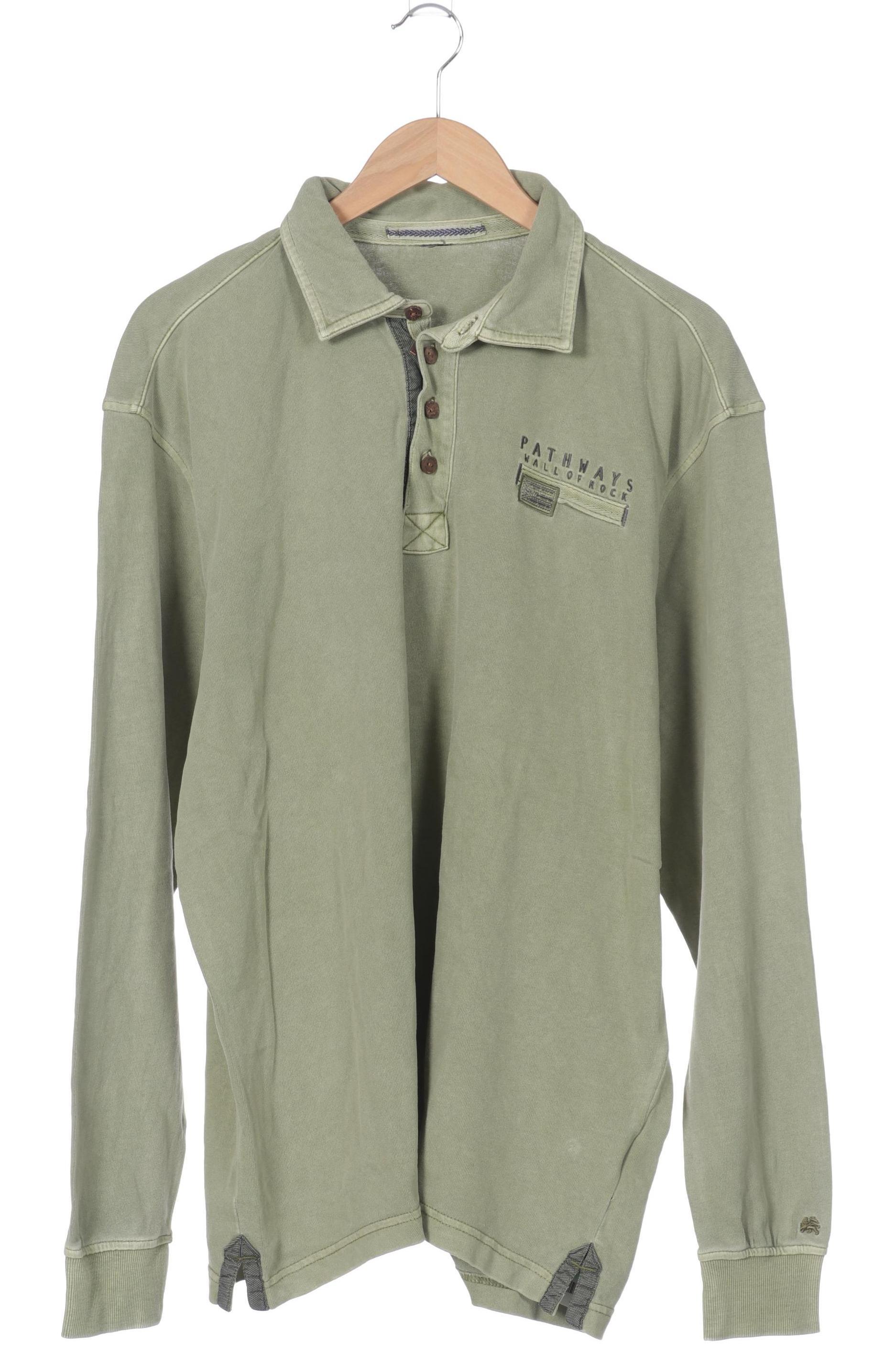 Thumbnail - Lerros Herren Langarmshirt, grün, Gr.