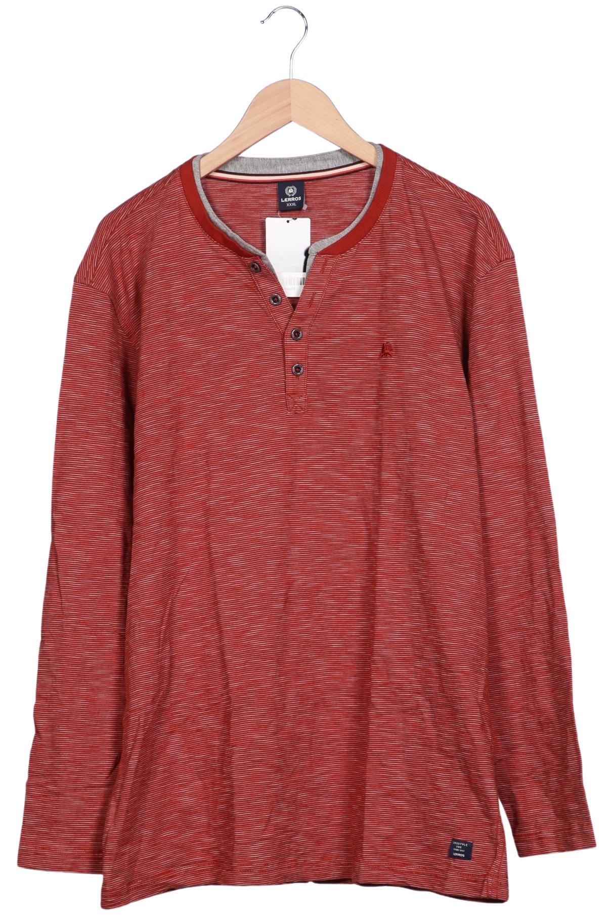 Thumbnail - Lerros Herren Langarmshirt, rot, Gr. 58