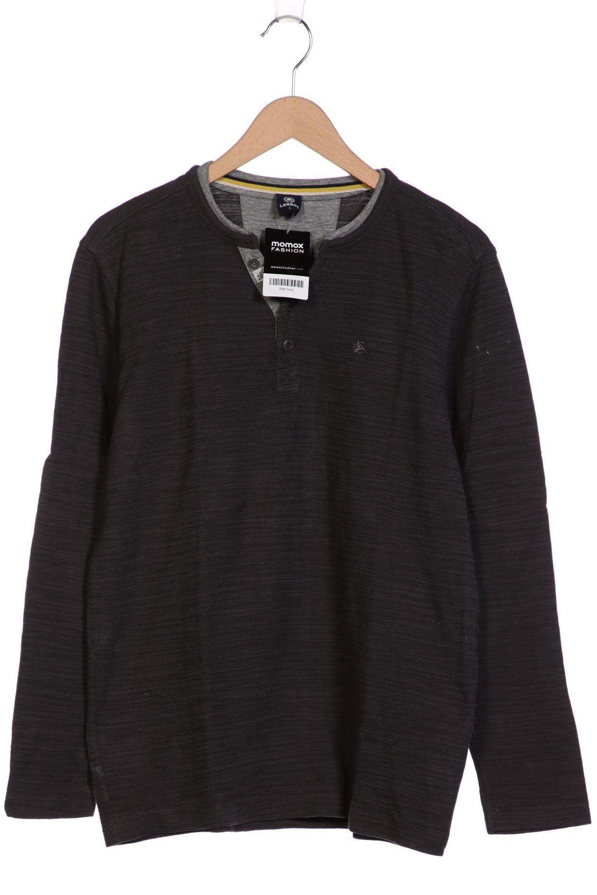 

Lerros Herren Langarmshirt, grau, Gr. 52