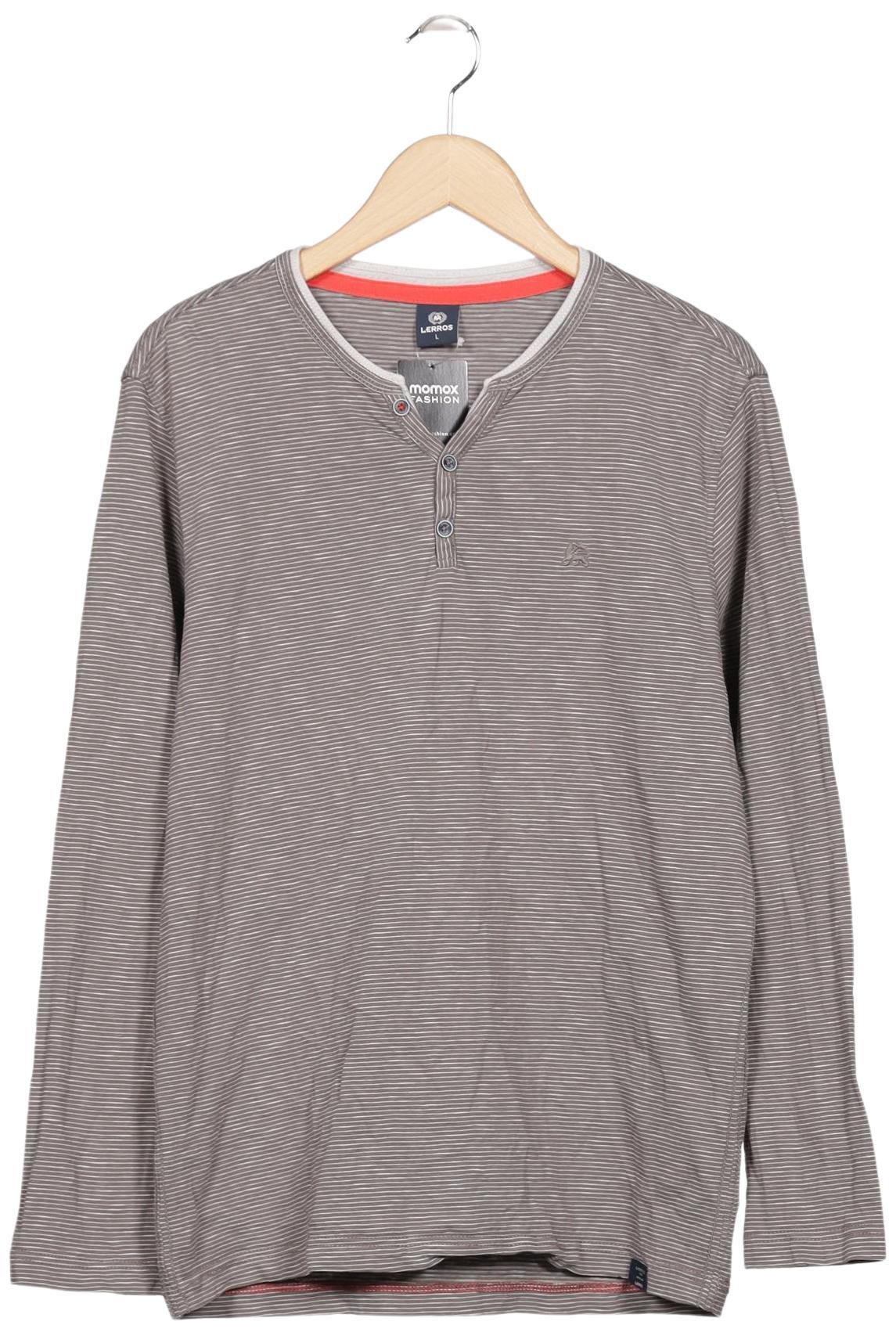 

Lerros Herren Langarmshirt, grau, Gr. 52