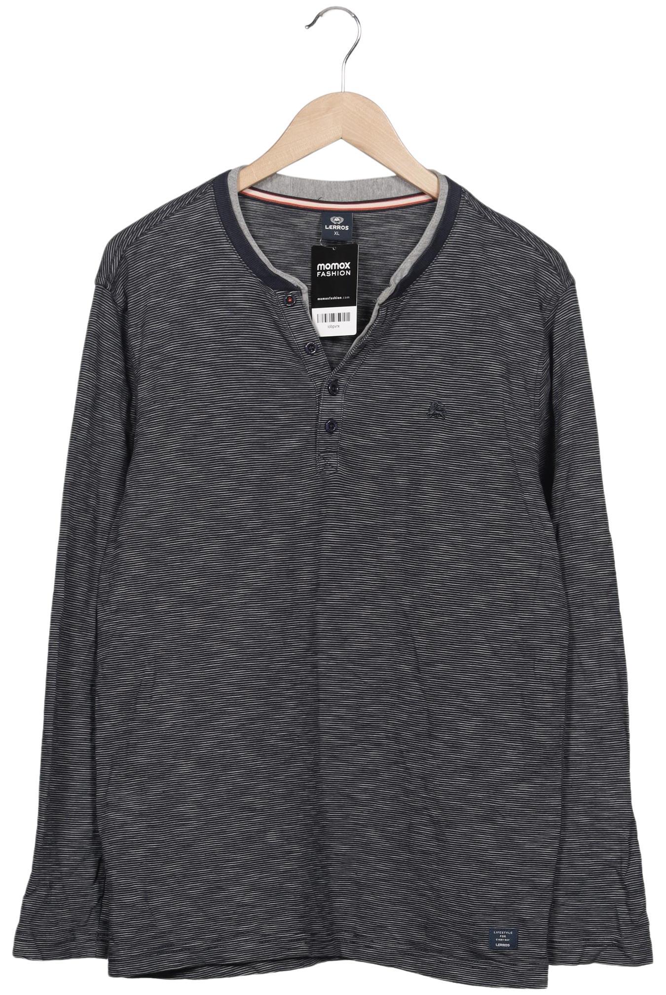 Thumbnail - Lerros Herren Langarmshirt, marineblau, Gr. 54