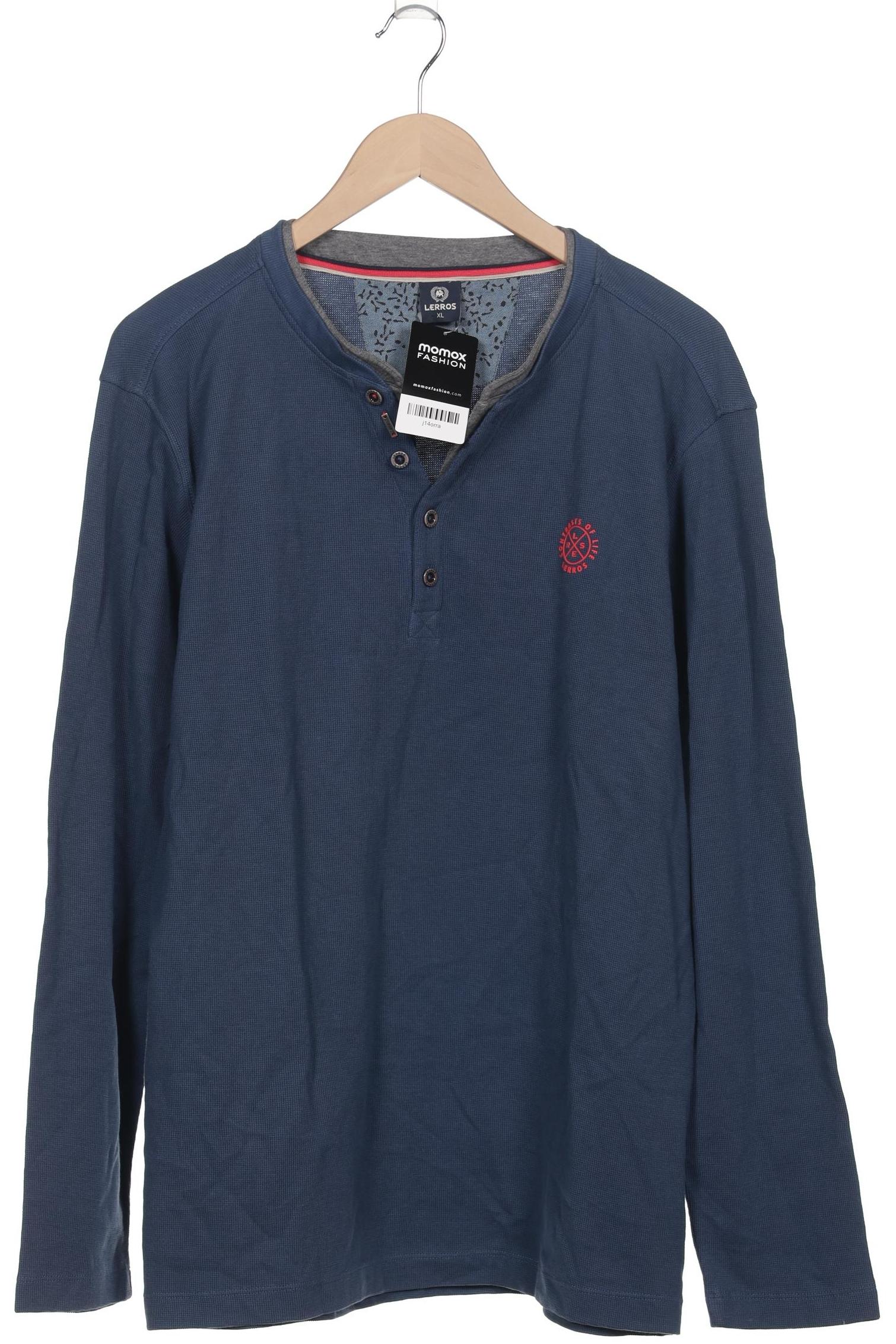 

Lerros Herren Langarmshirt, blau, Gr. 54