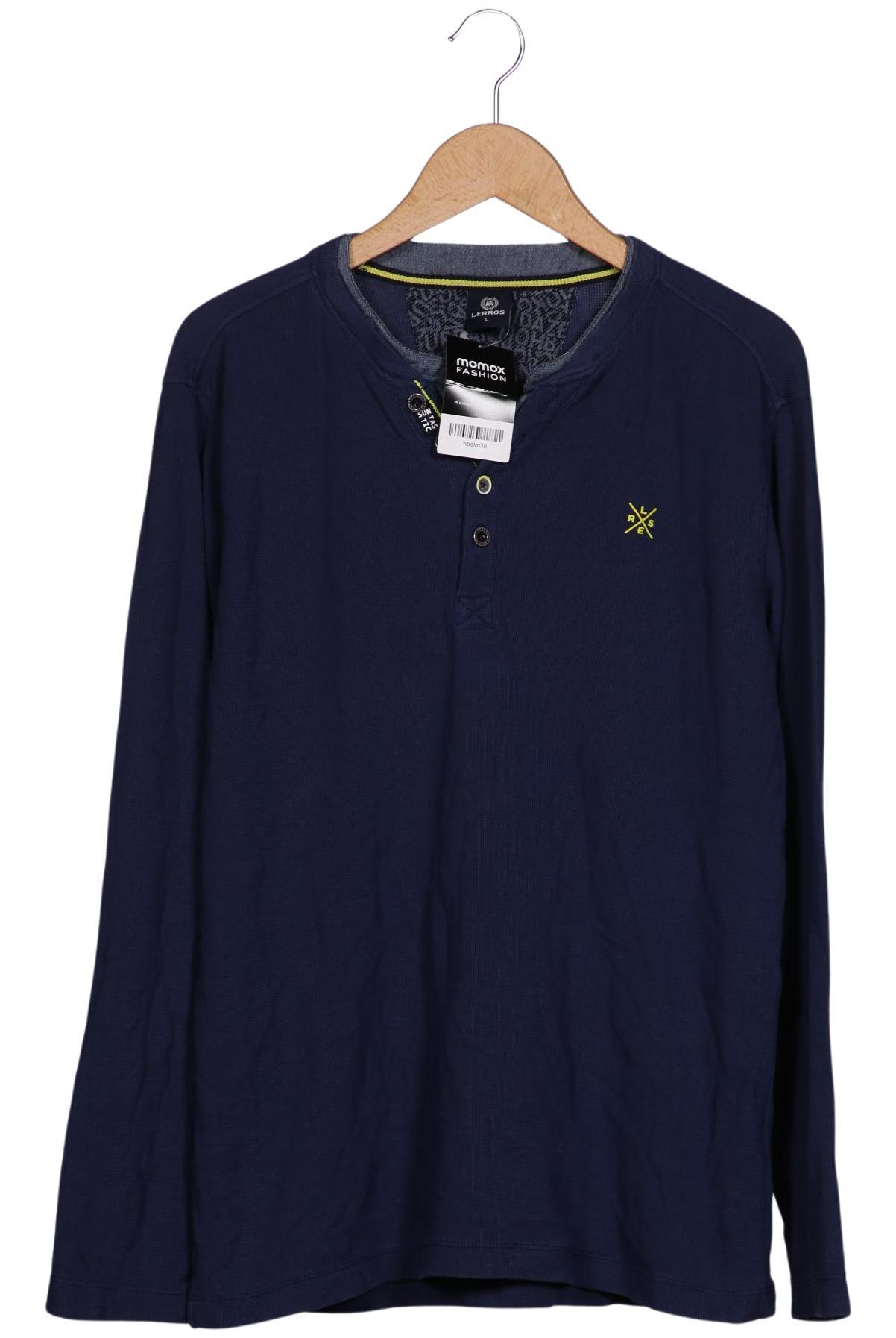 

Lerros Herren Langarmshirt, marineblau, Gr. 52