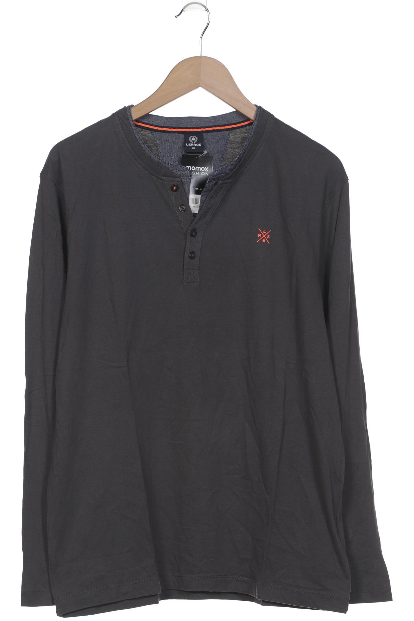 

Lerros Herren Langarmshirt, grau, Gr. 54