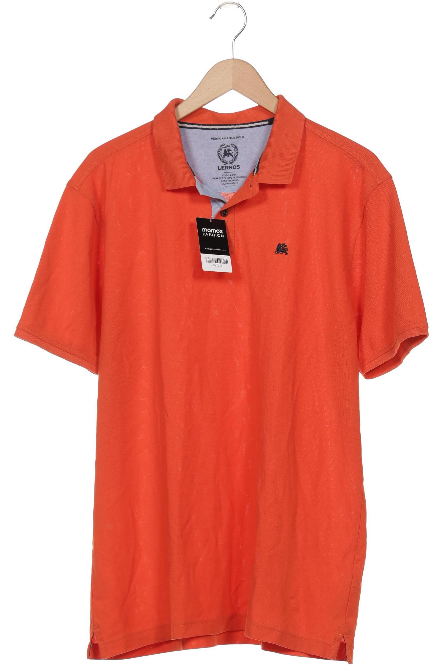

Lerros Herren Poloshirt, orange, Gr. 56