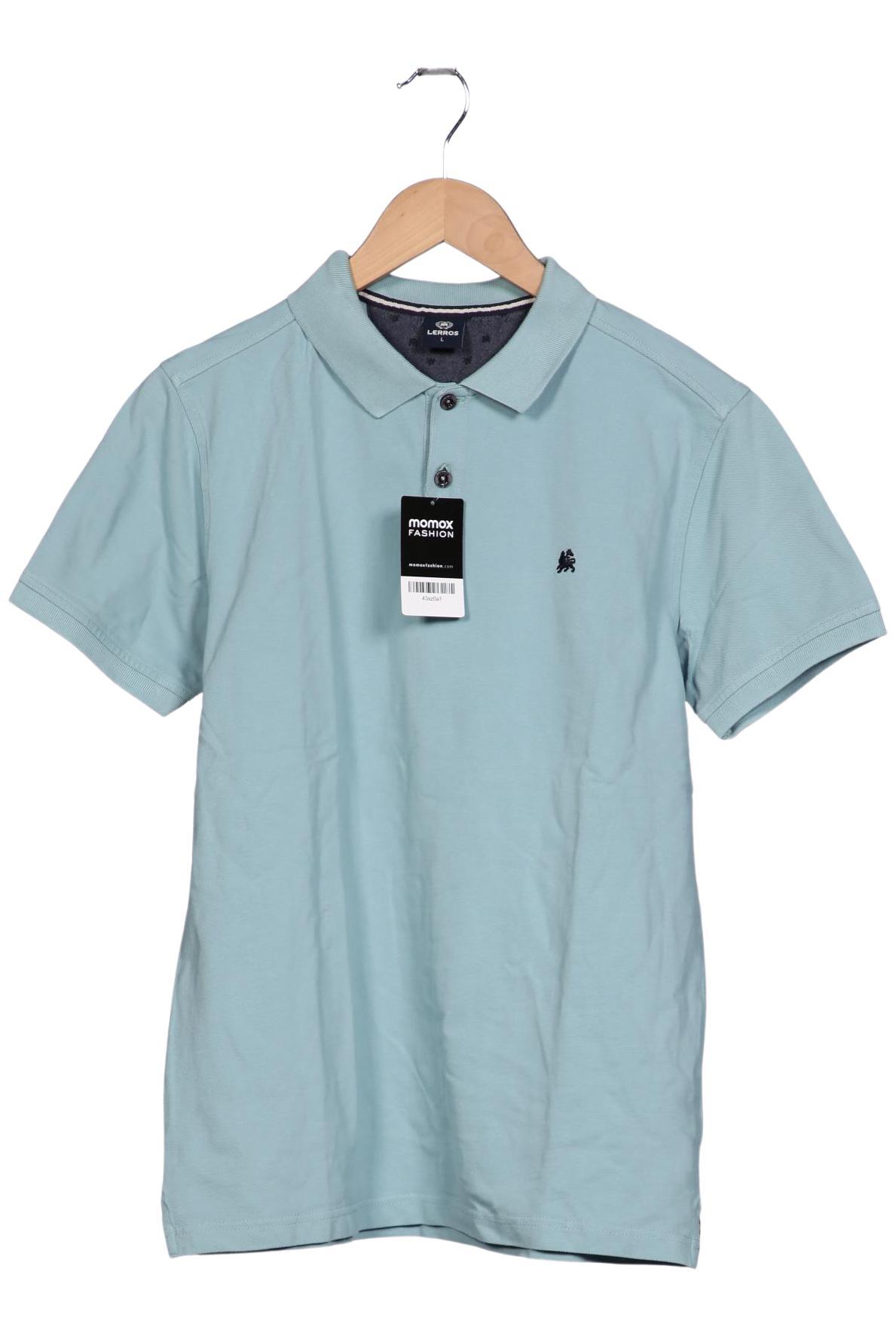

Lerros Herren Poloshirt, türkis, Gr. 52