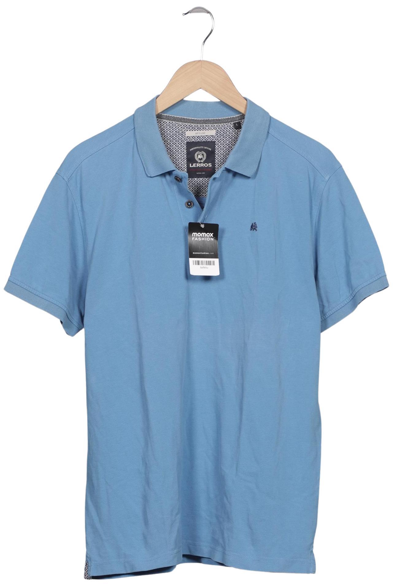 

Lerros Herren Poloshirt, blau, Gr. 52