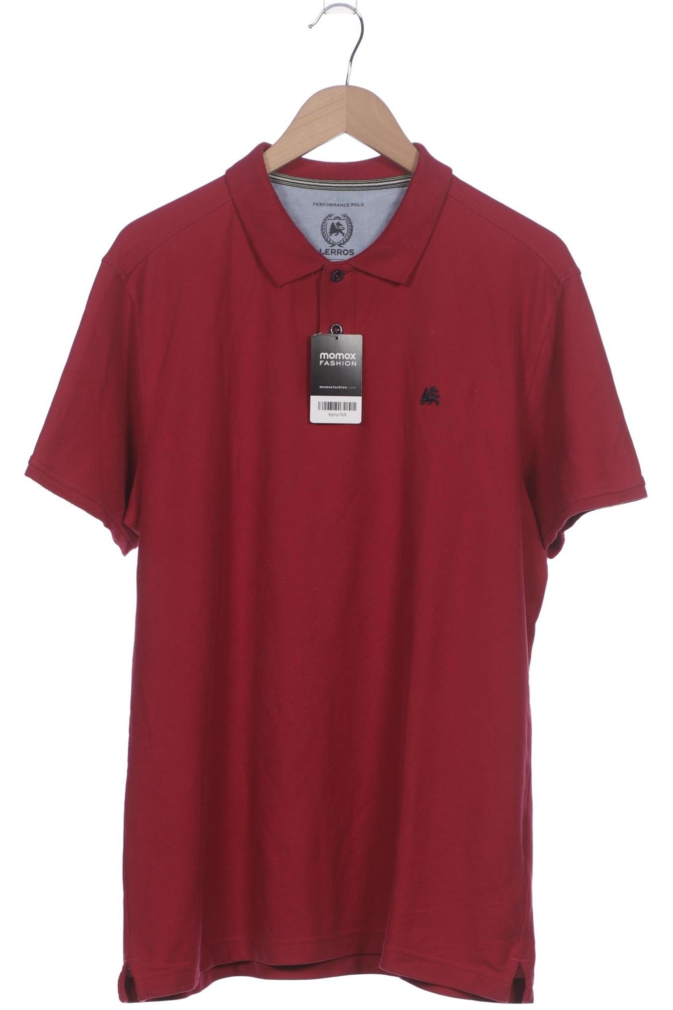 

Lerros Herren Poloshirt, bordeaux, Gr. 52