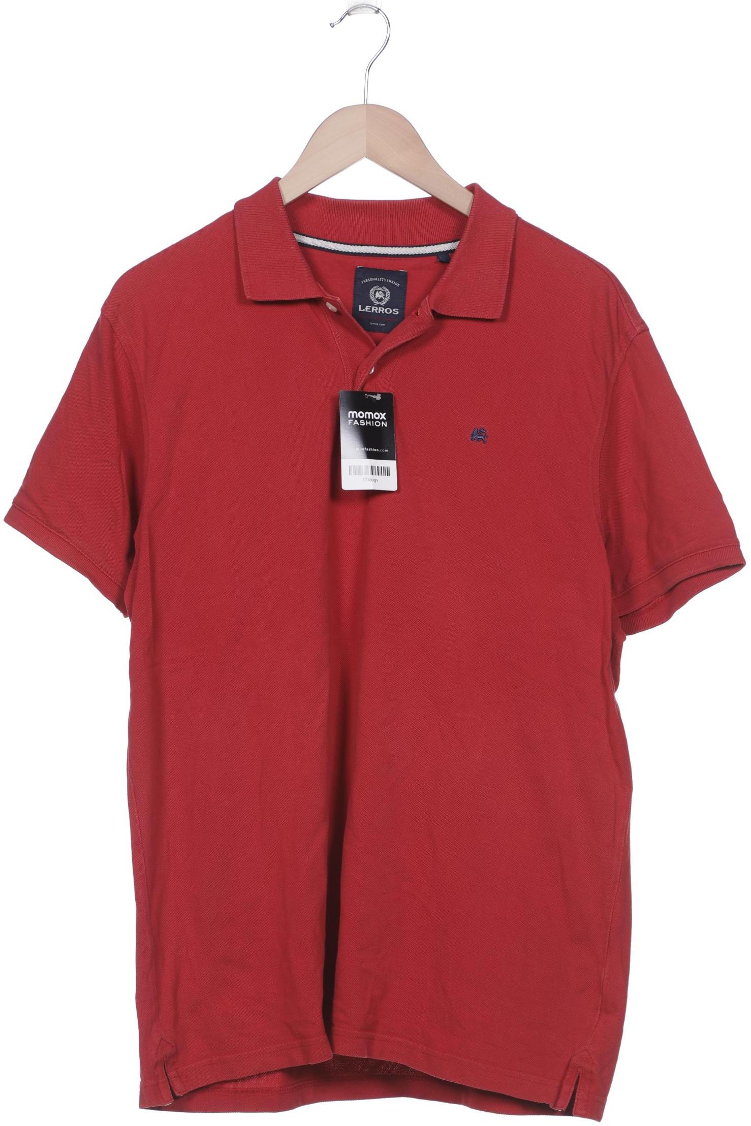 

Lerros Herren Poloshirt, rot, Gr. 52