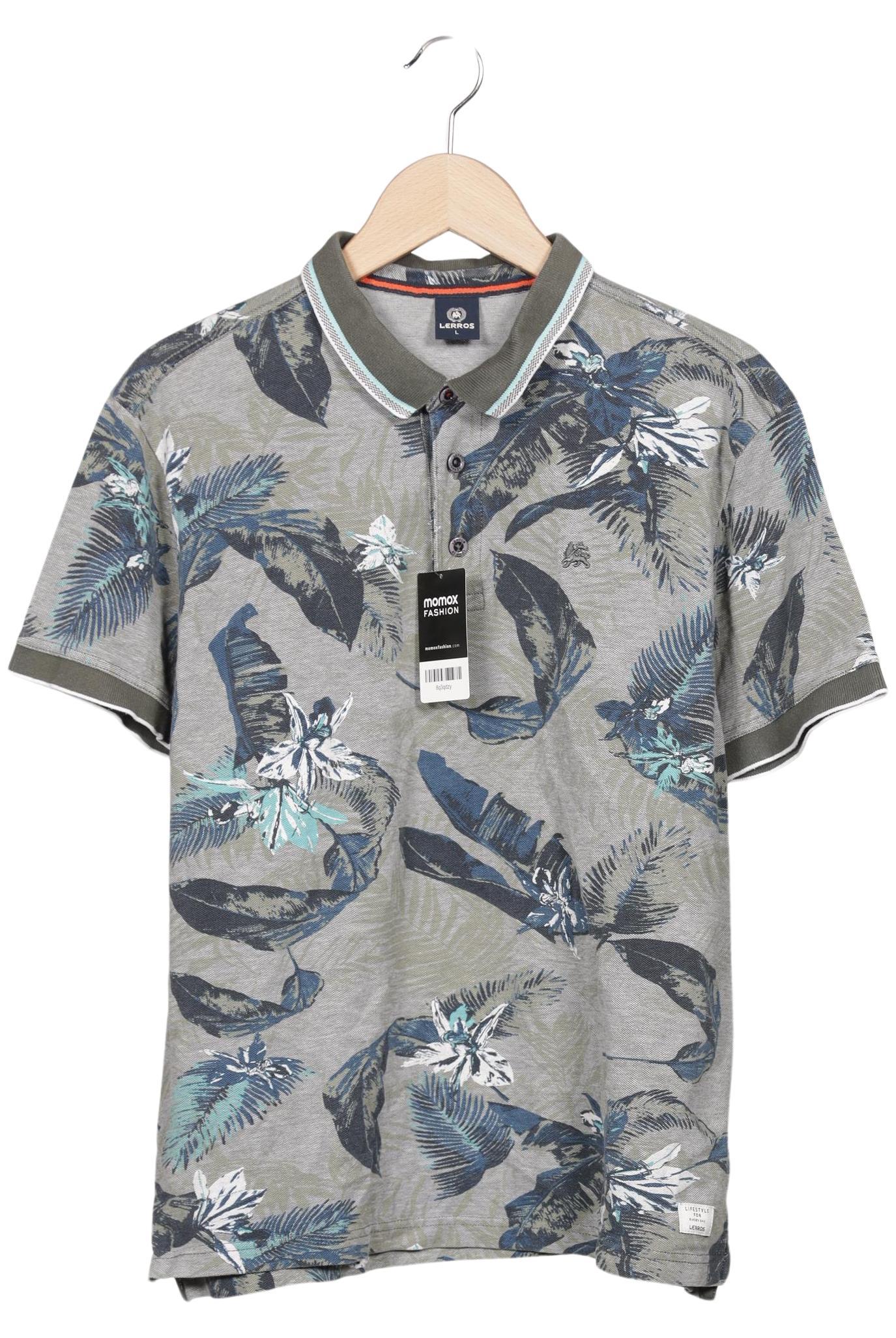 

Lerros Herren Poloshirt, grau, Gr. 52